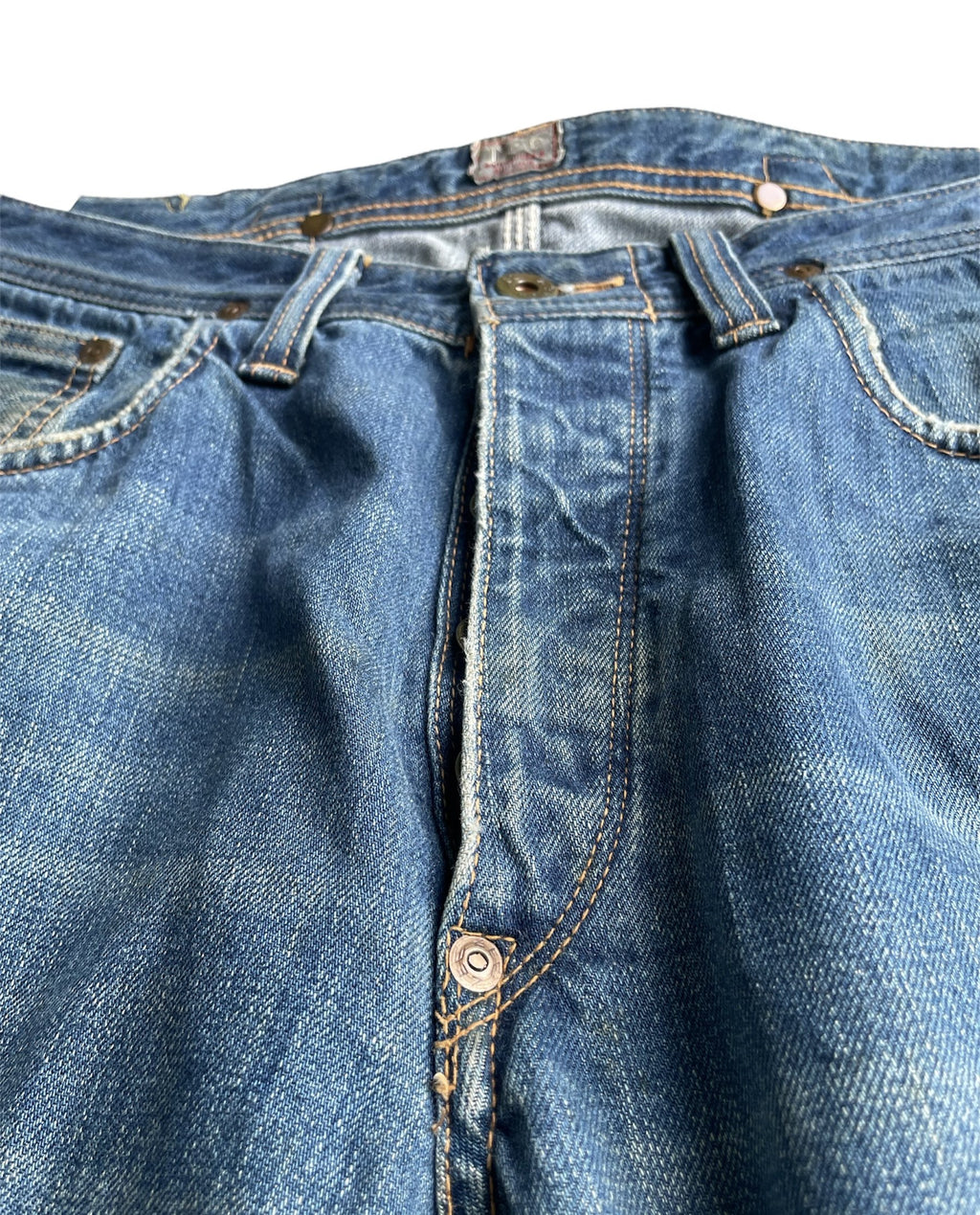 Vintage Lee Cowboy Lot 101 Aging Selvedge Denim