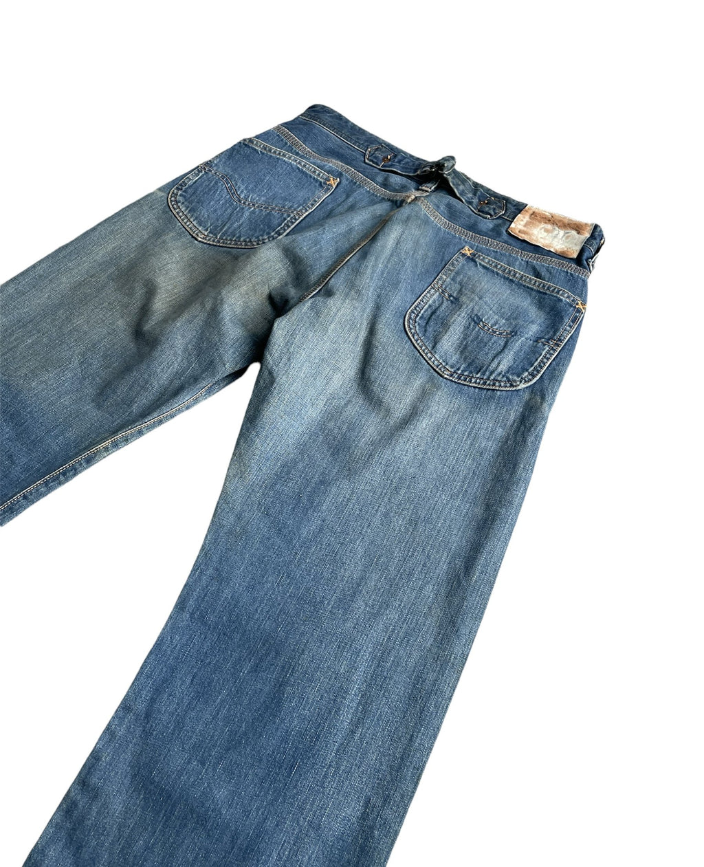 Vintage Lee Cowboy Lot 101 Aging Selvedge Denim