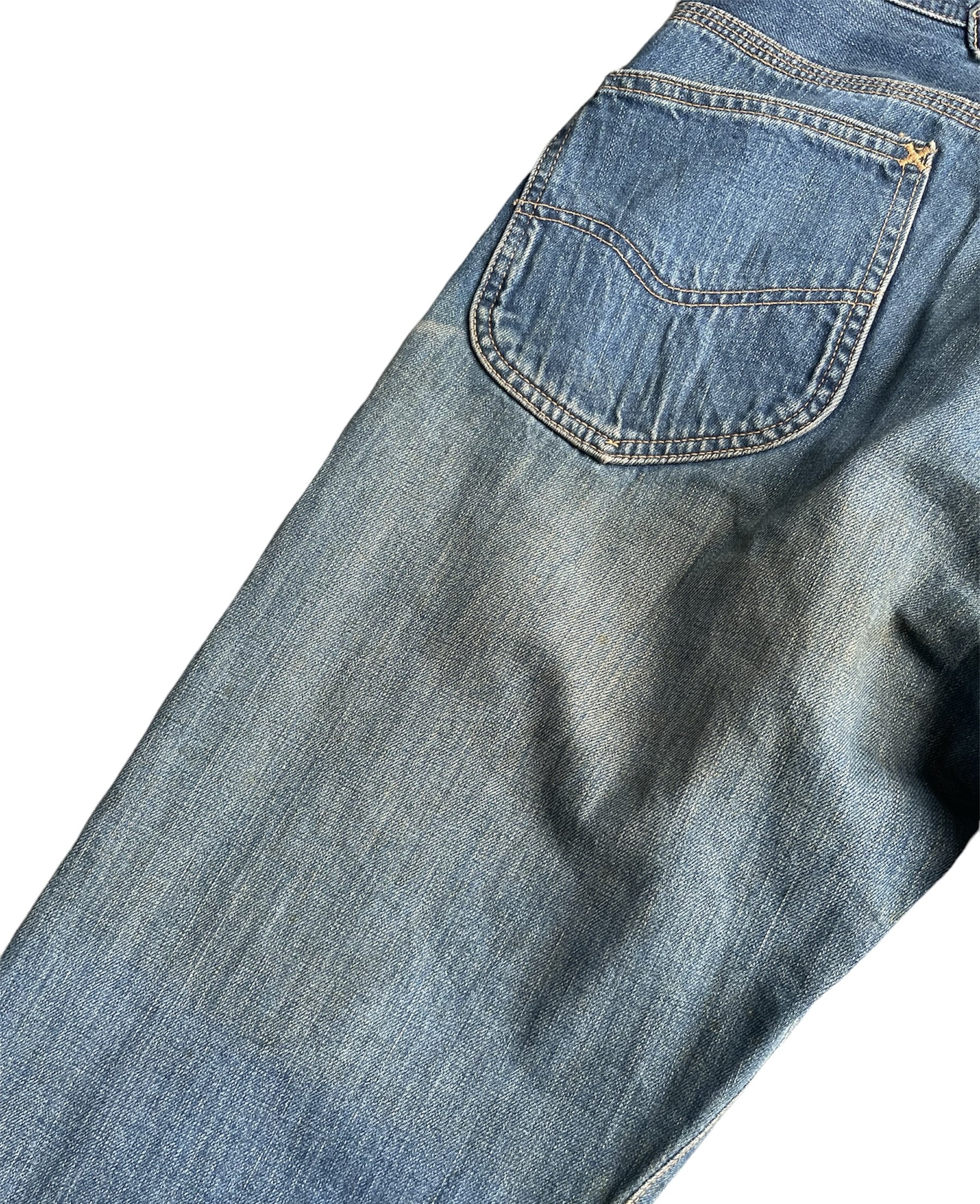 Vintage Lee Cowboy Lot 101 Aging Selvedge Denim