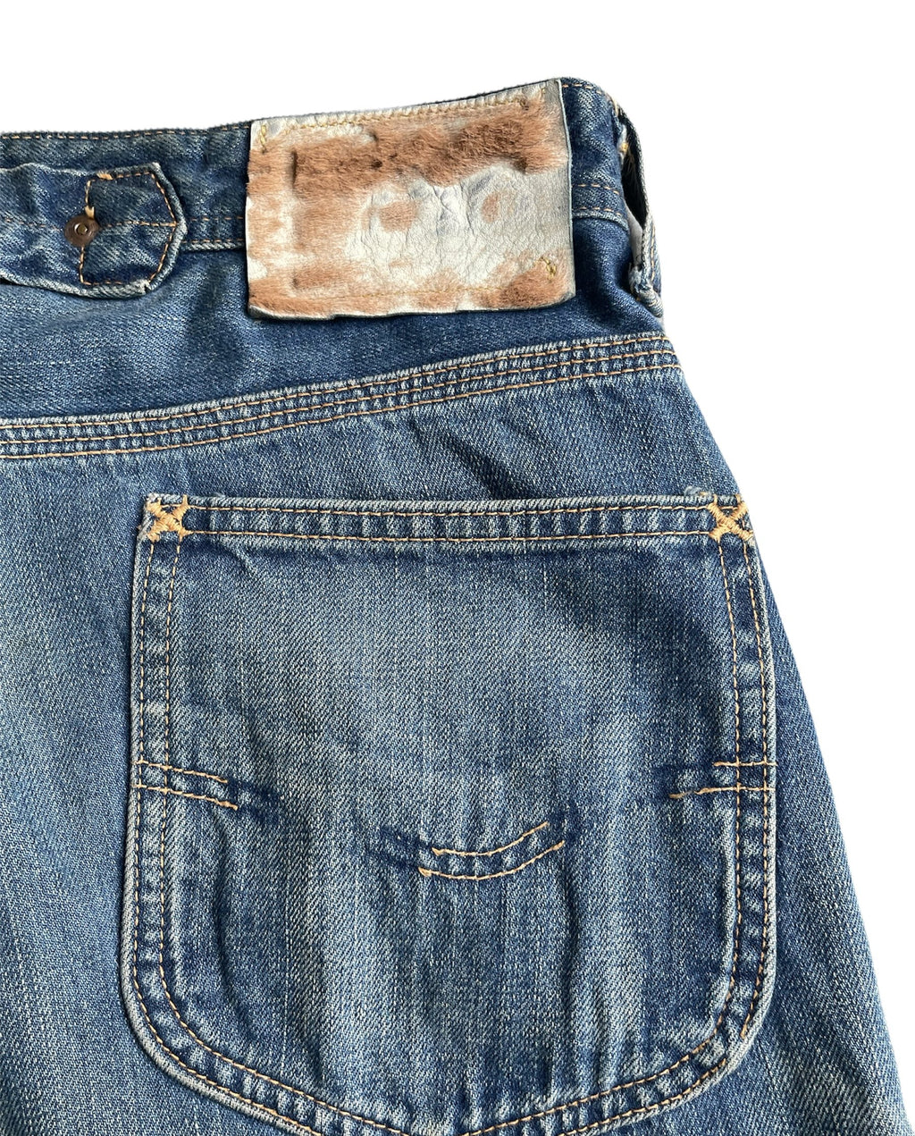 Vintage Lee Cowboy Lot 101 Aging Selvedge Denim