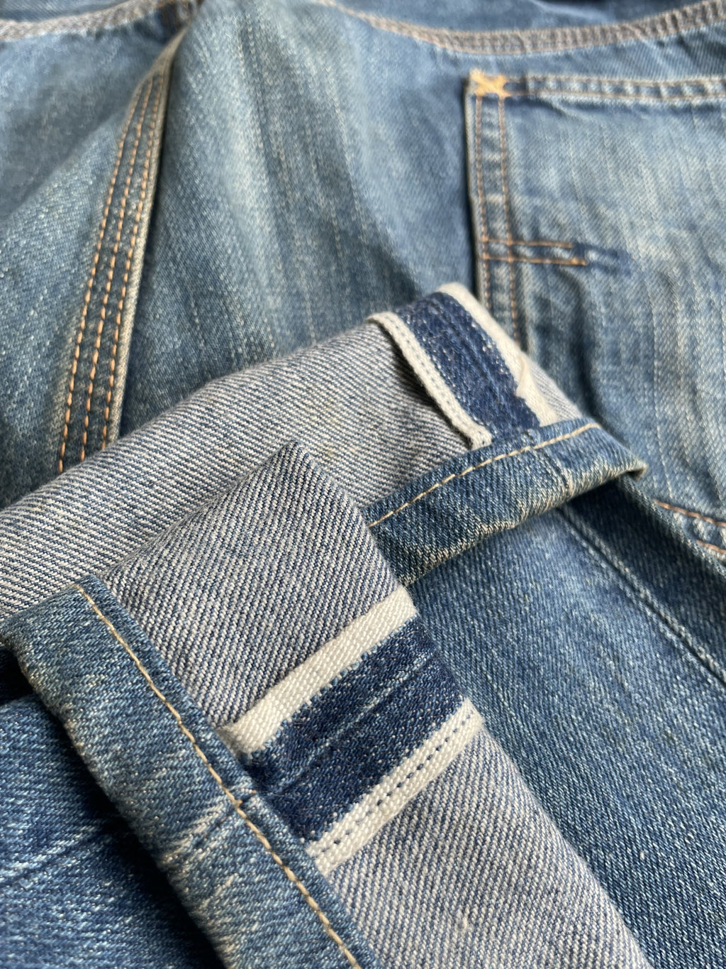Vintage Lee Cowboy Lot 101 Aging Selvedge Denim