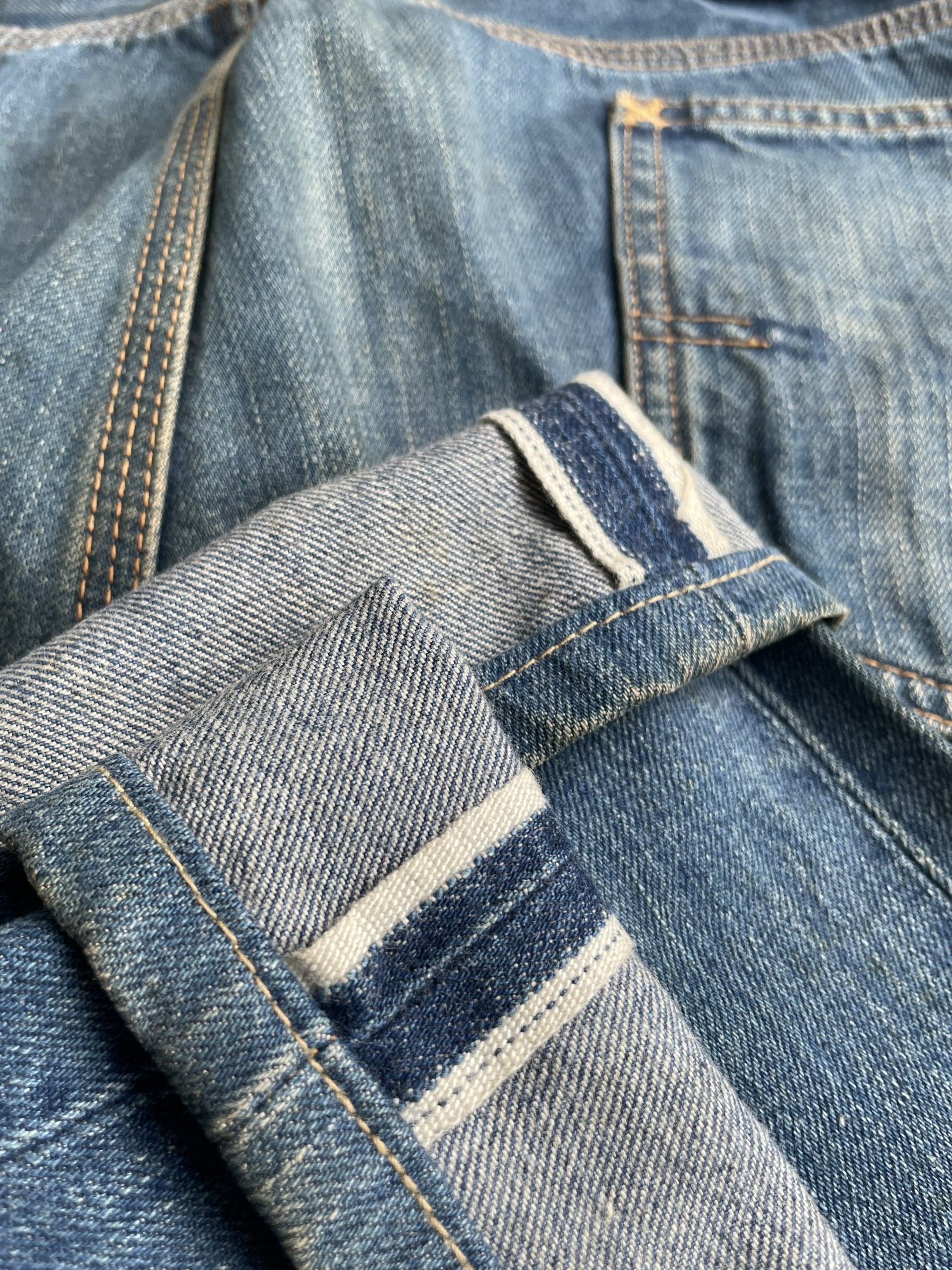Vintage Lee Cowboy Lot 101 Aging Selvedge Denim