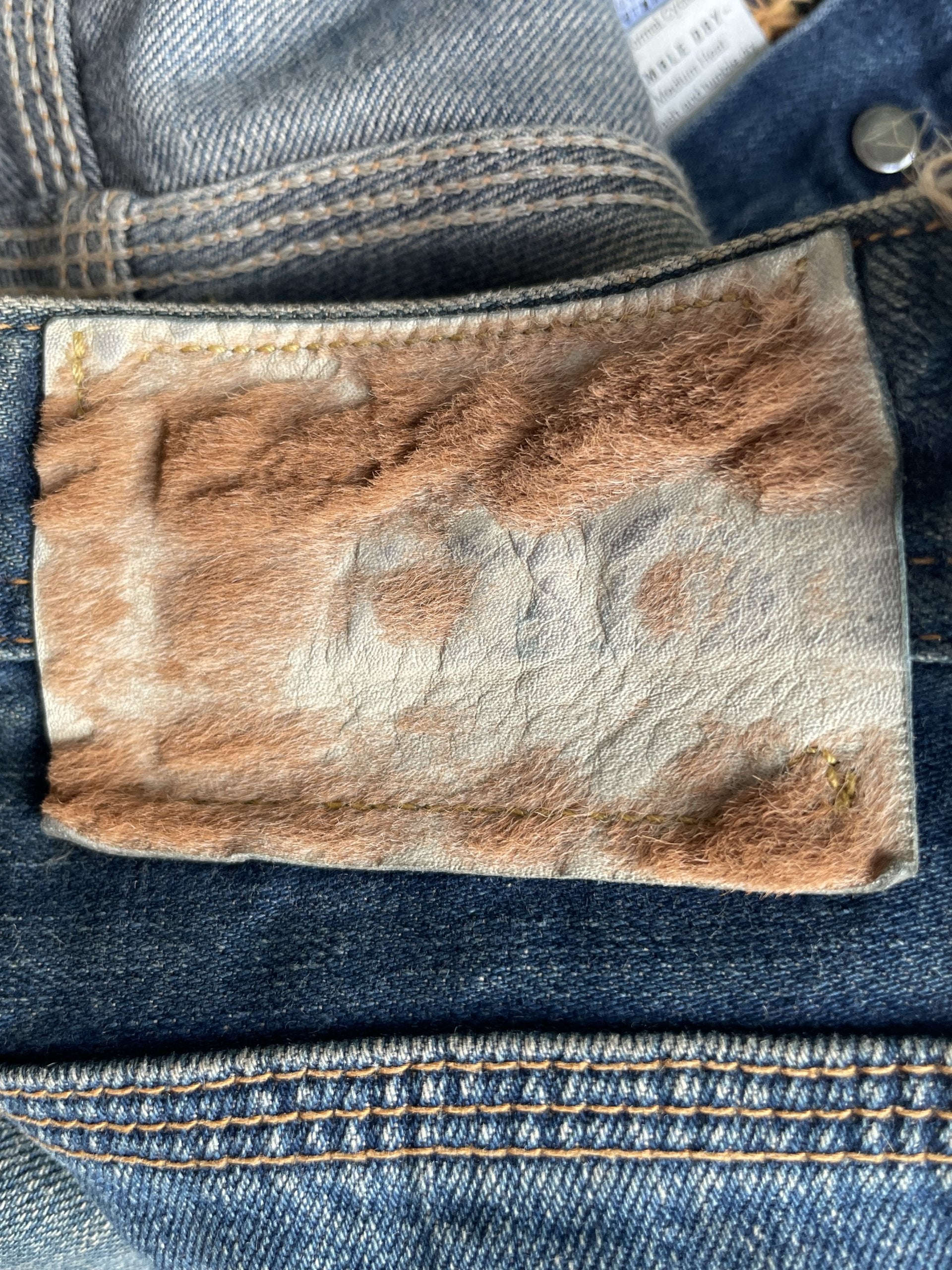 Vintage Lee Cowboy Lot 101 Aging Selvedge Denim