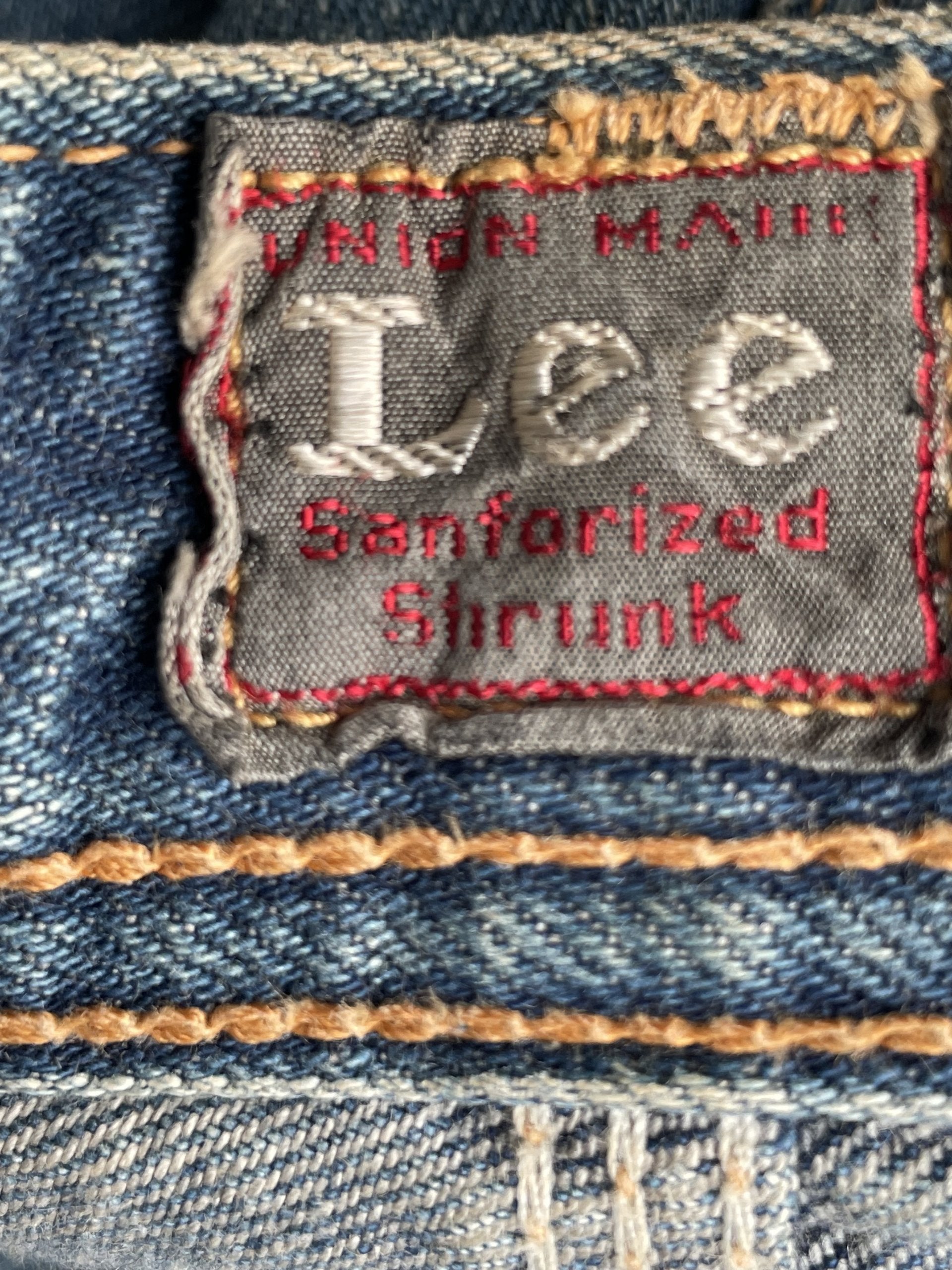 Vintage Lee Cowboy Lot 101 Aging Selvedge Denim
