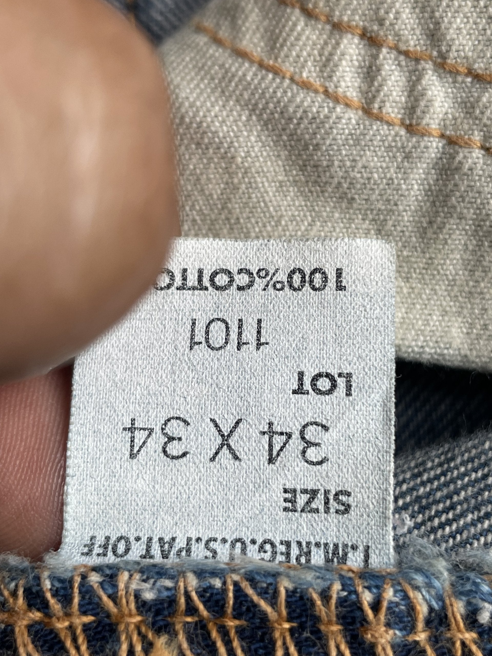 Vintage Lee Cowboy Lot 101 Aging Selvedge Denim