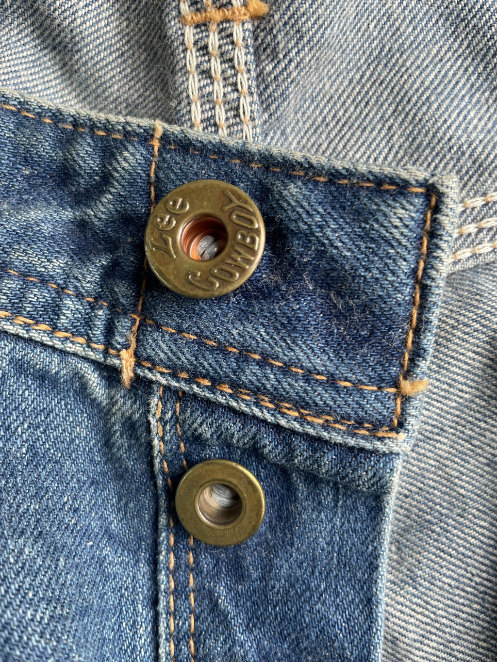 Vintage Lee Cowboy Lot 101 Aging Selvedge Denim