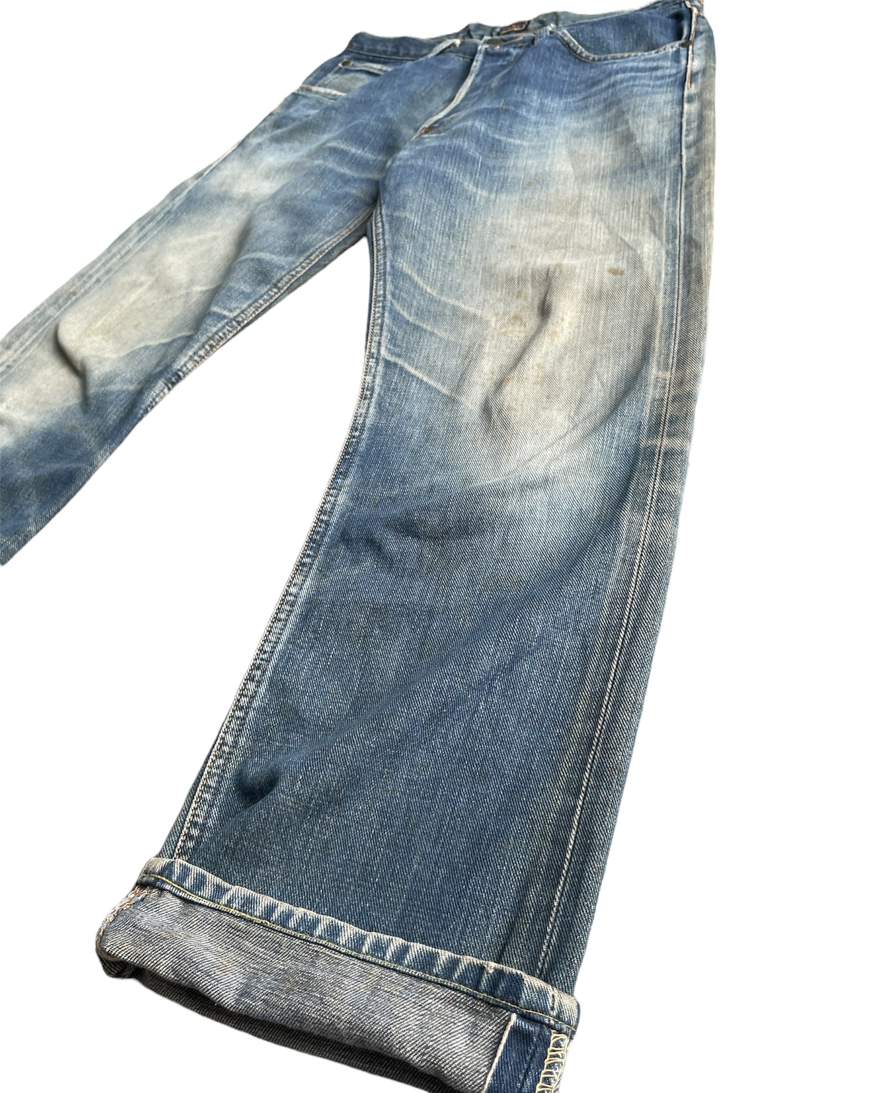 Vintage Lee Riders 101 Selvedge Rework Denim