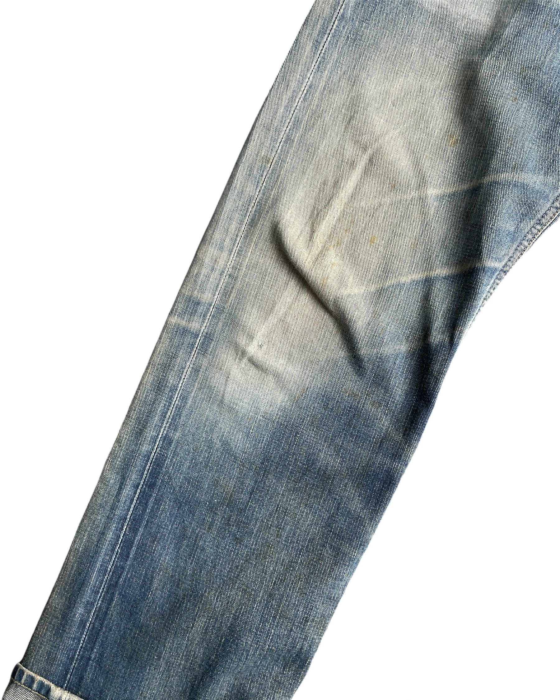 Vintage Lee Riders 101 Selvedge Rework Denim