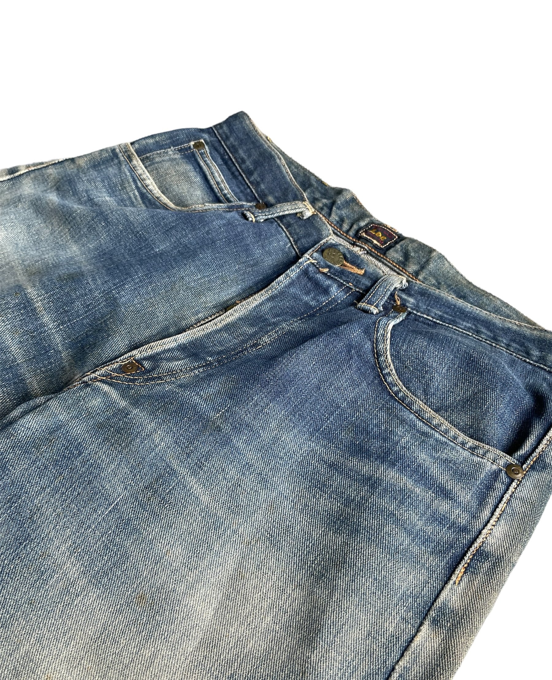 Vintage Lee Riders 101 Selvedge Rework Denim