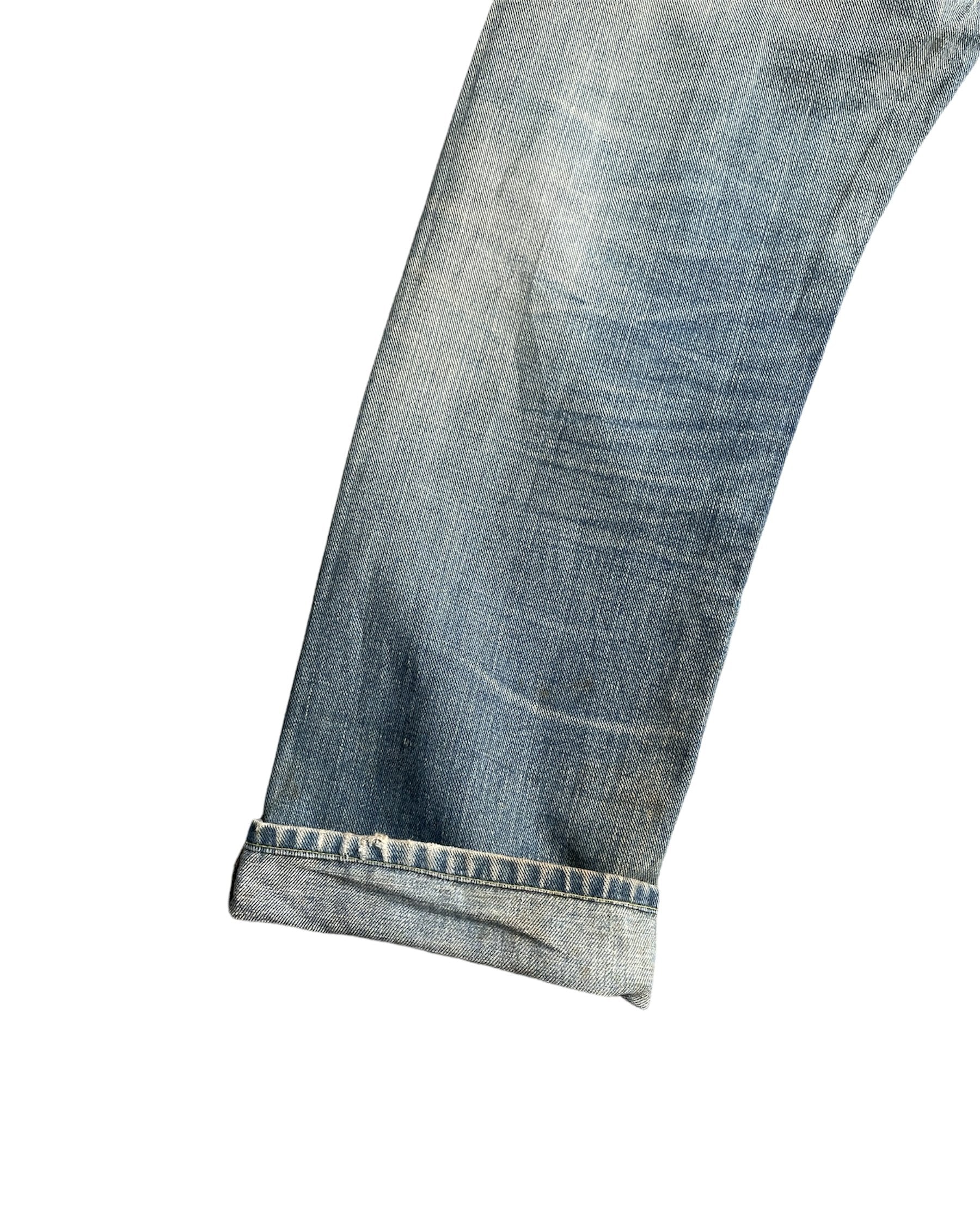 Vintage Lee Riders 101 Selvedge Rework Denim