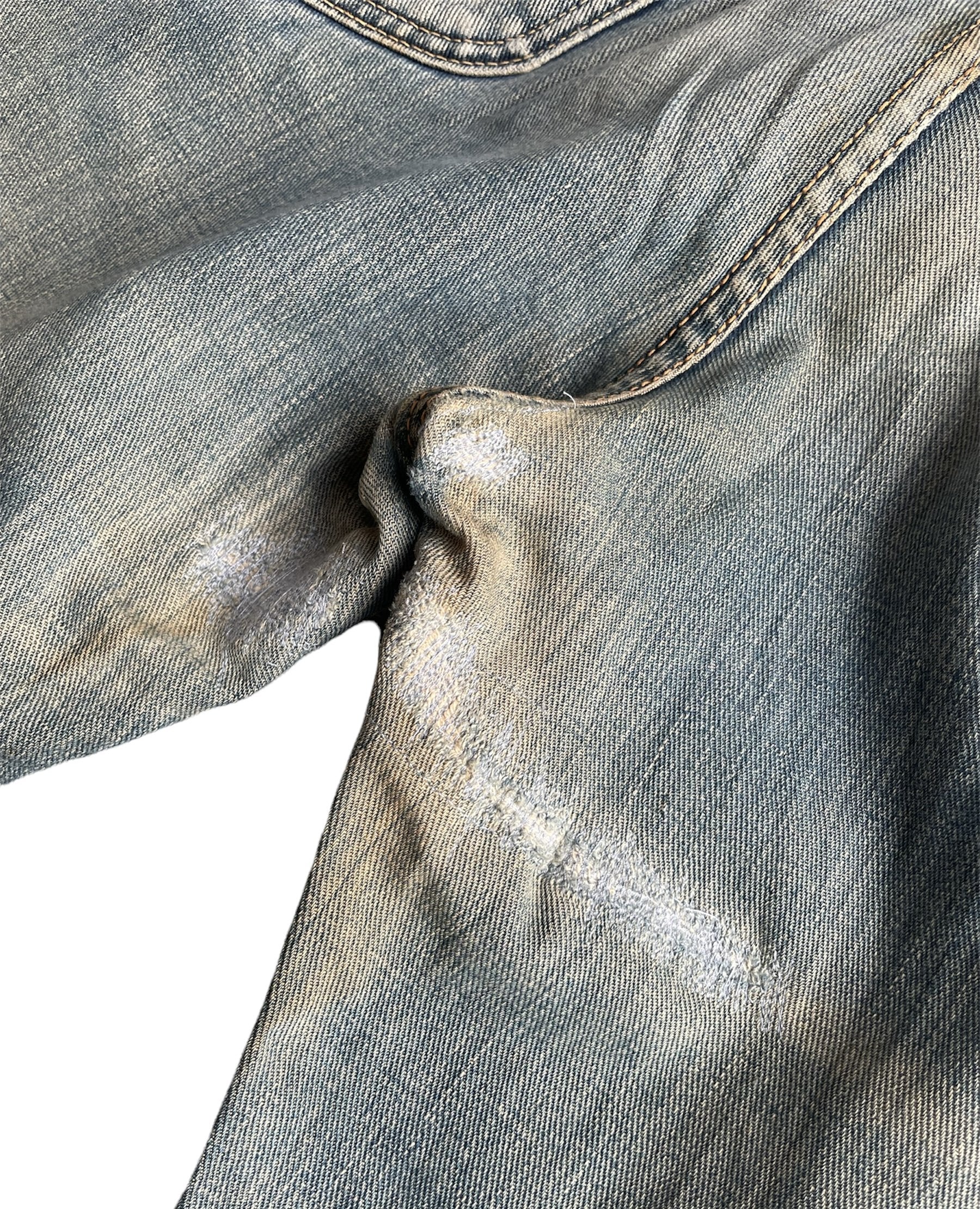 Vintage Lee Riders 101 Selvedge Rework Denim
