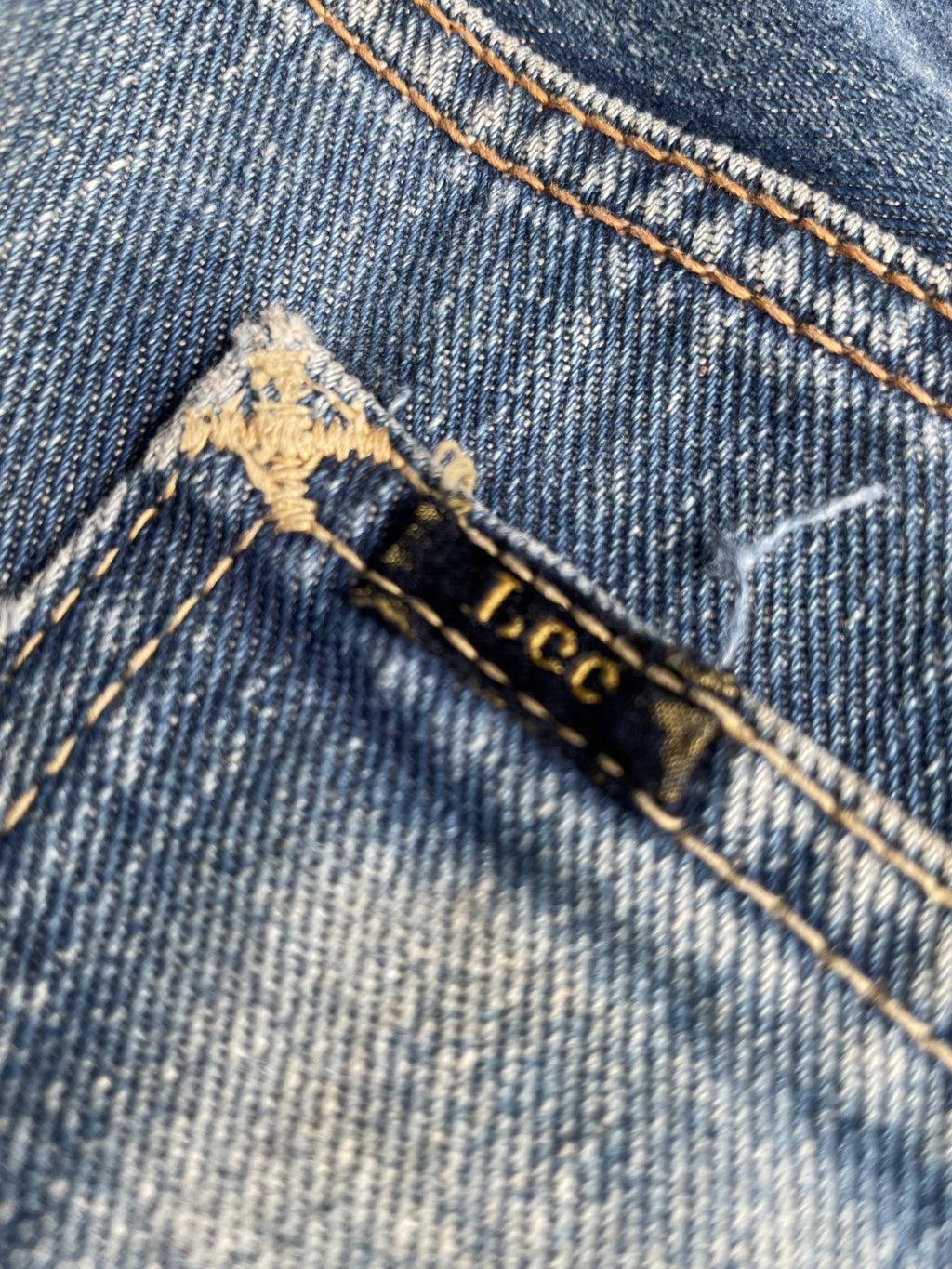 Vintage Lee Riders 101 Selvedge Rework Denim