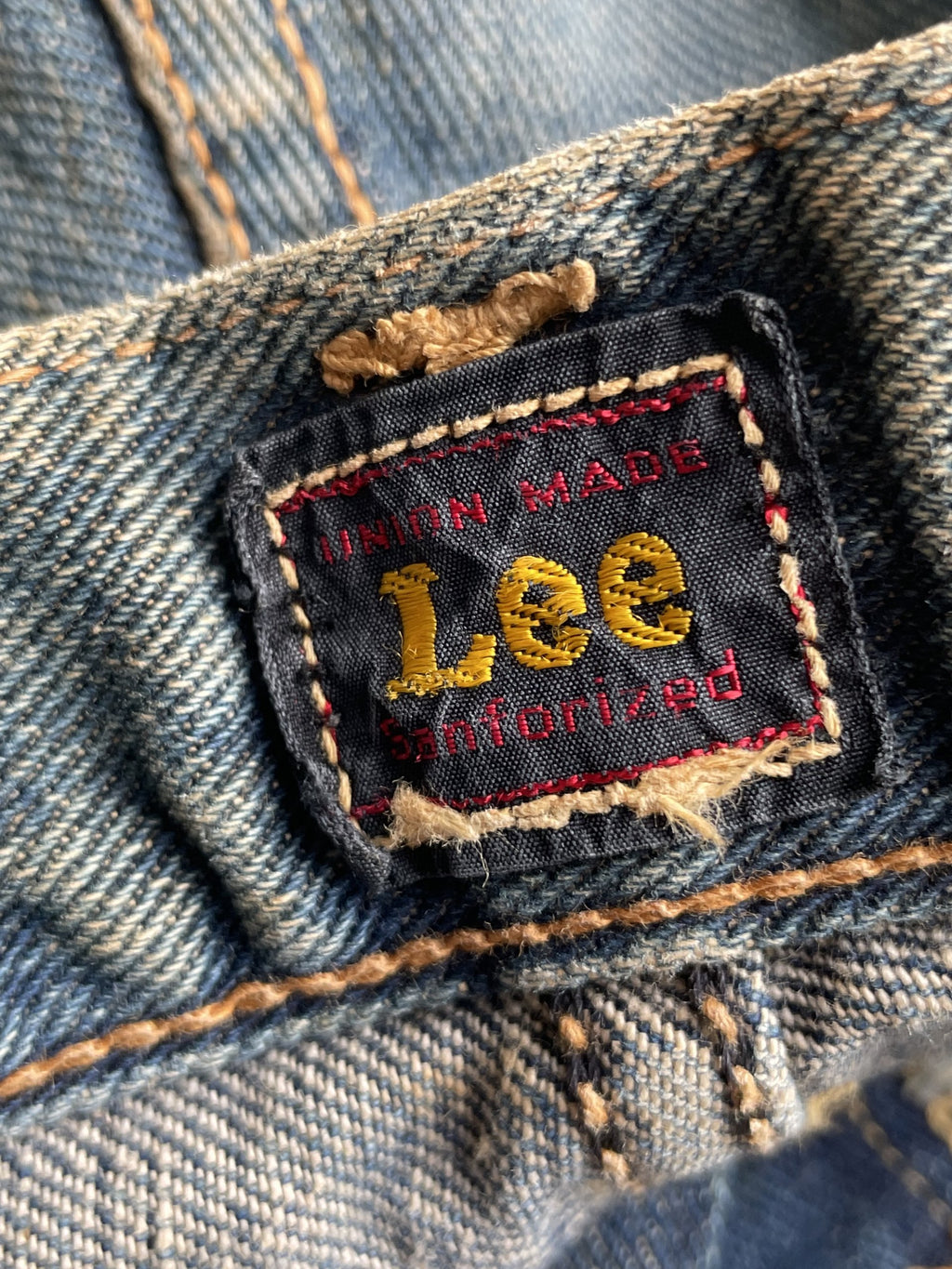 Vintage Lee Riders 101 Selvedge Rework Denim