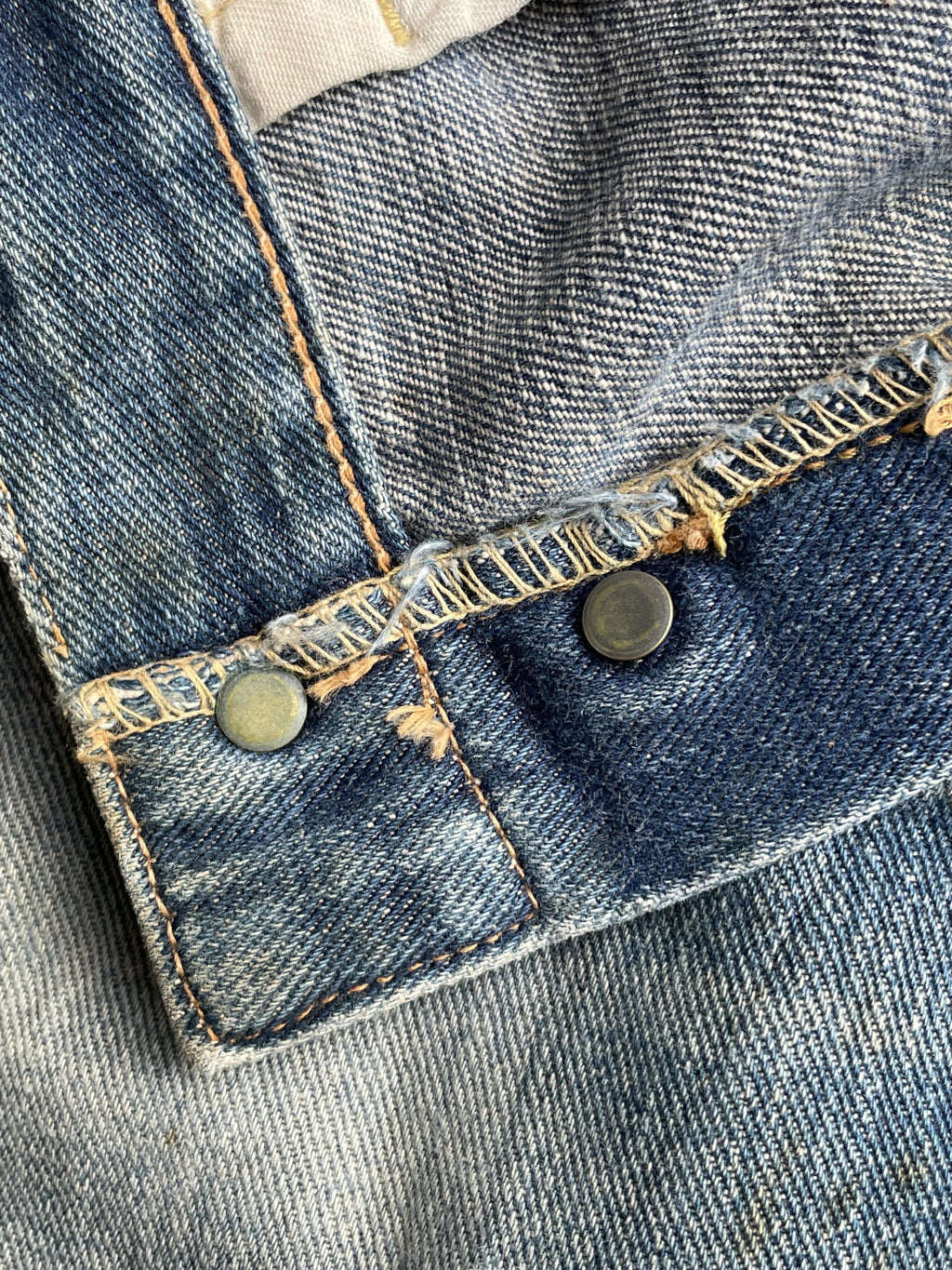 Vintage Lee Riders 101 Selvedge Rework Denim