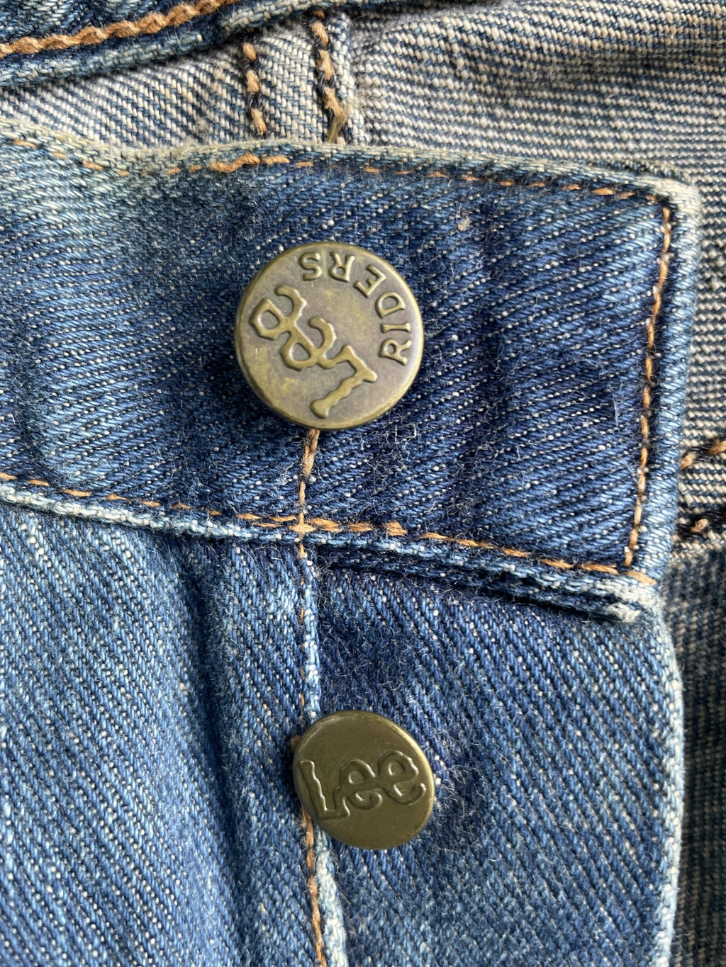 Vintage Lee Riders 101 Selvedge Rework Denim