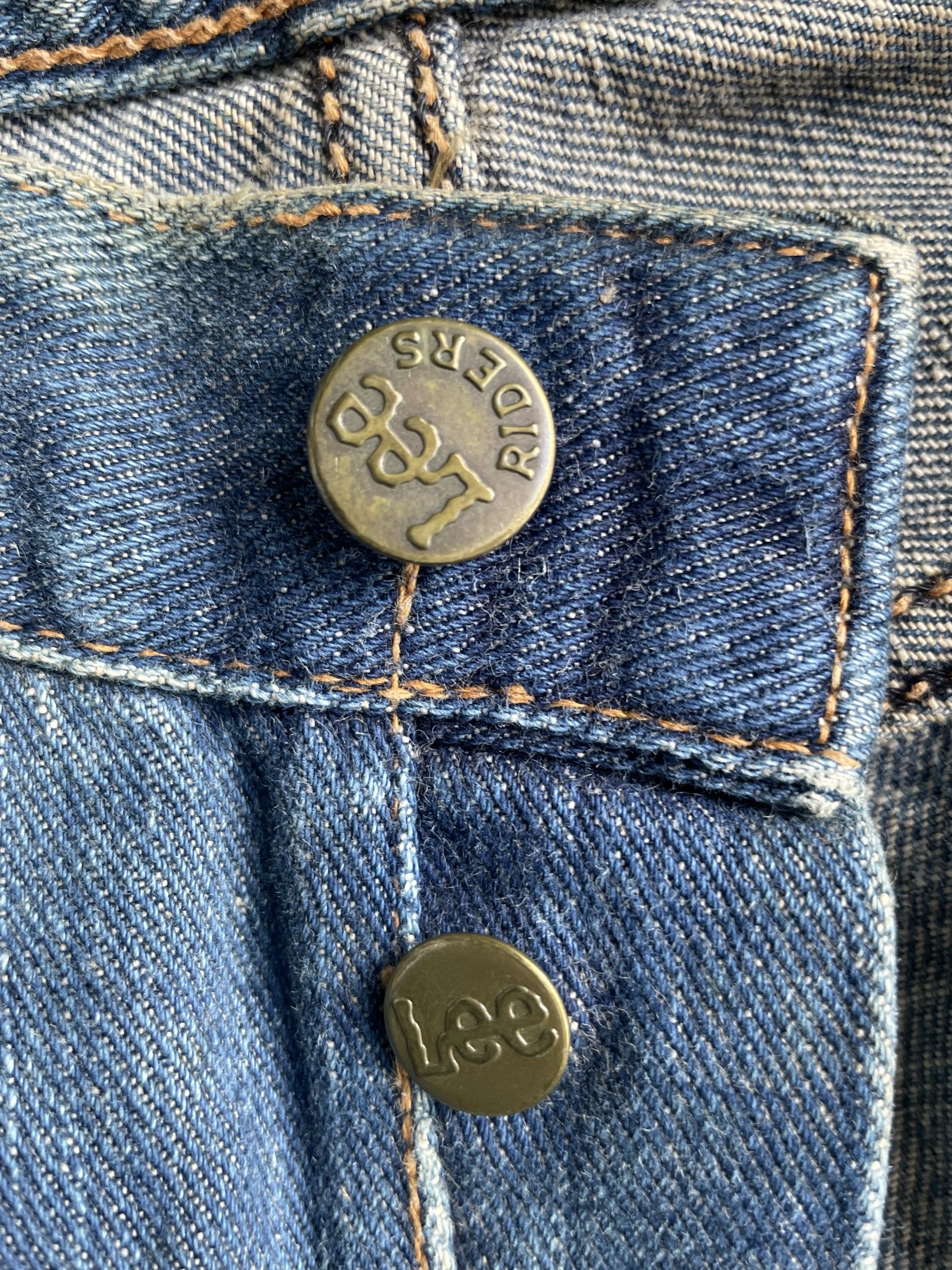 Vintage Lee Riders 101 Selvedge Rework Denim
