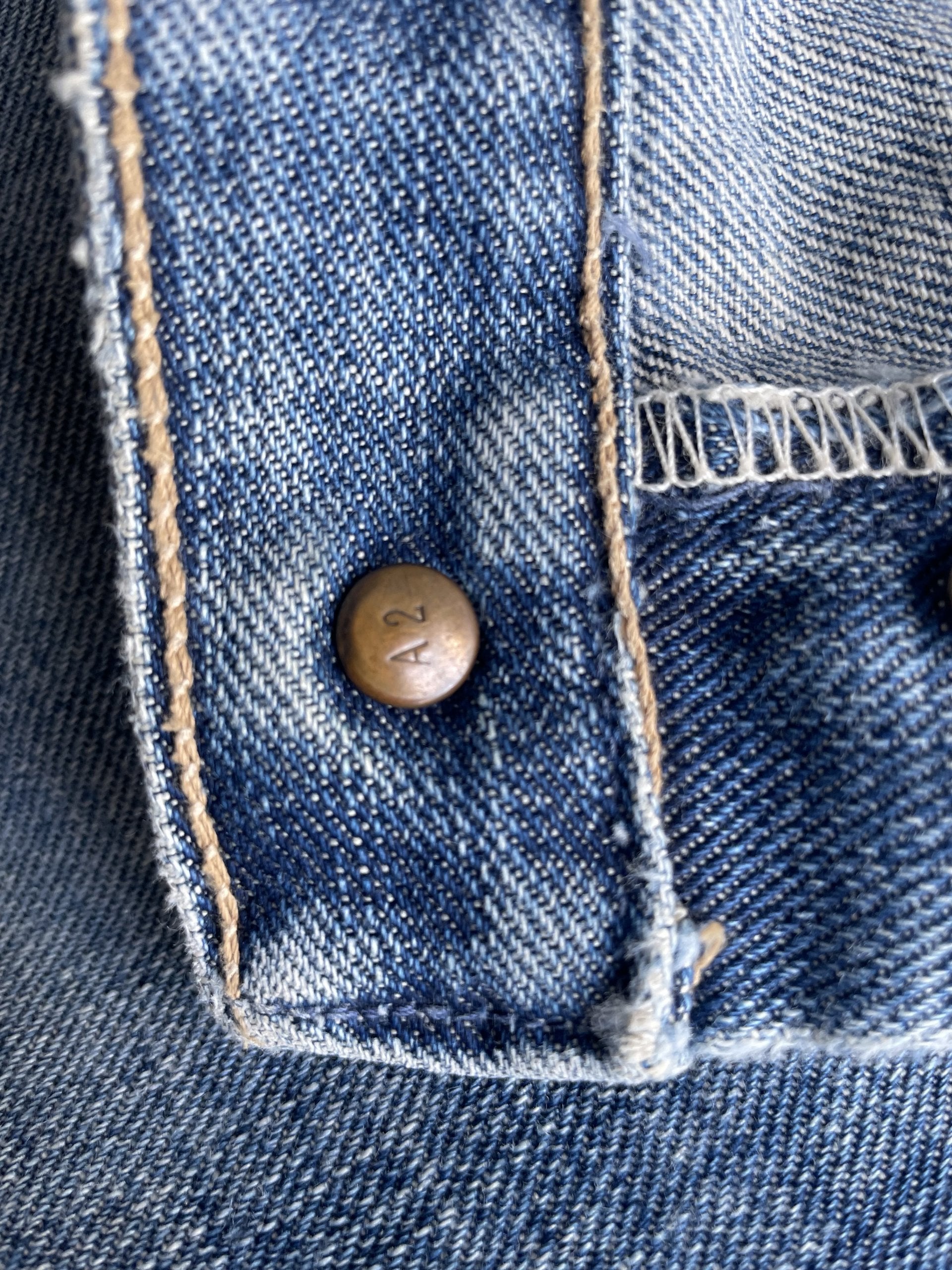 Vintage Wrangler Blue Bell Selvedge Denim