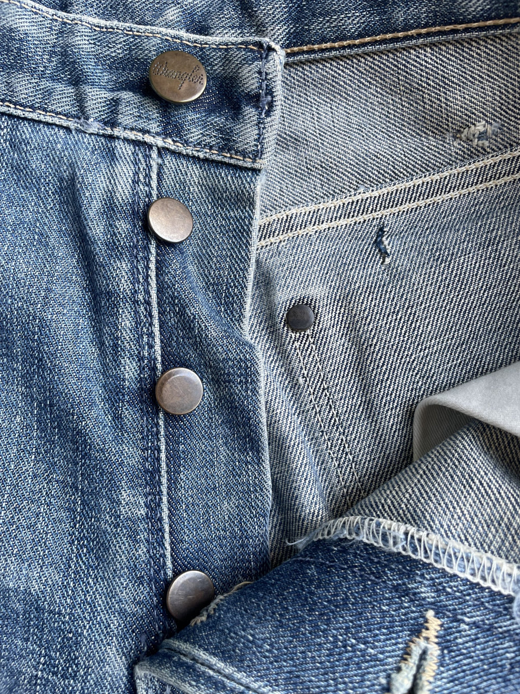 Vintage Wrangler Blue Bell Selvedge Denim