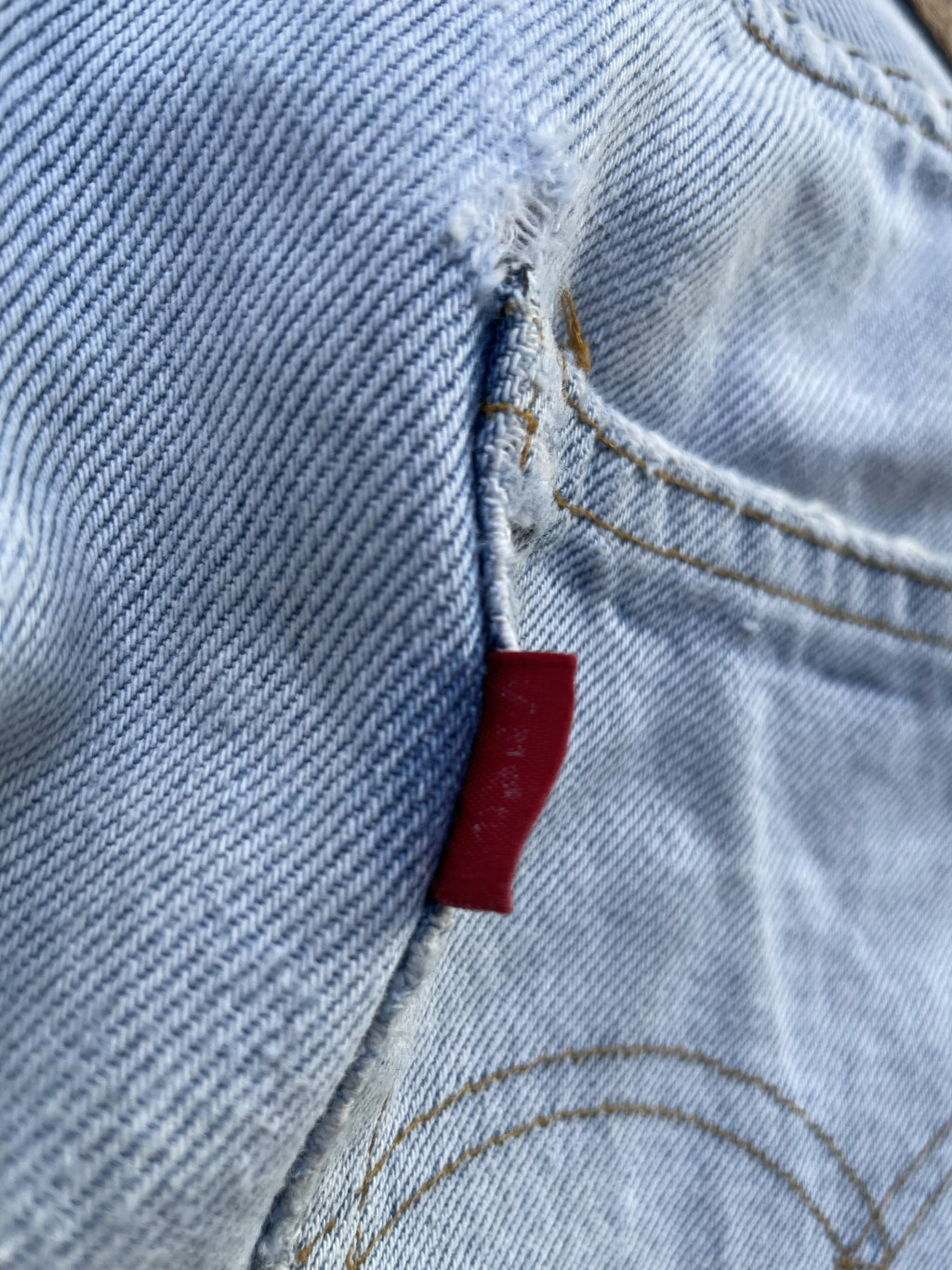 Vintage 1980 Levi’s 501 e Redline Selvedge Denim