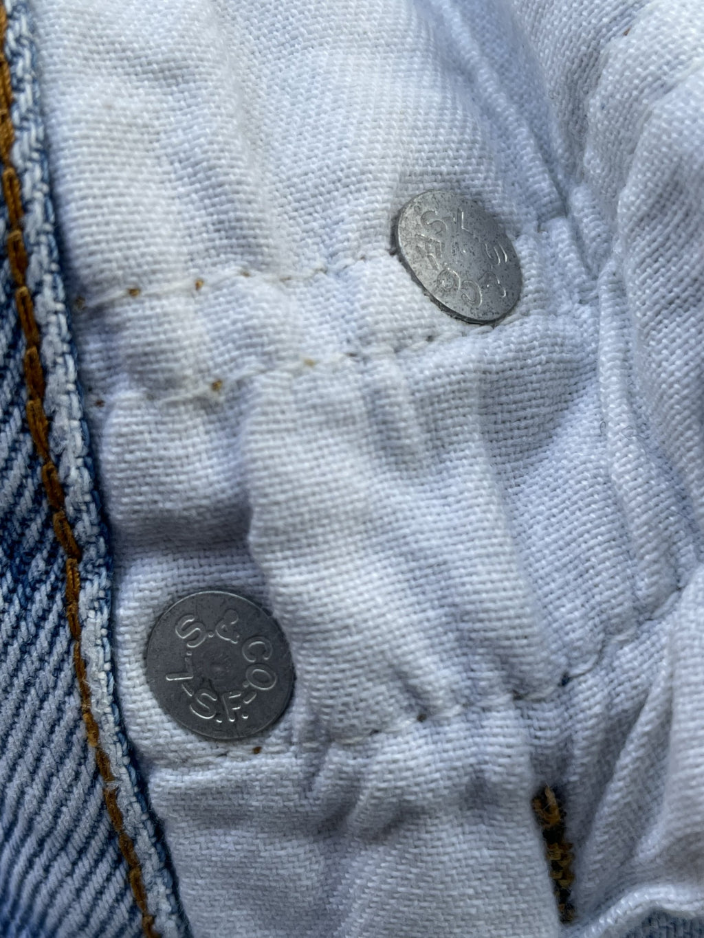Vintage 1980 Levi’s 501 e Redline Selvedge Denim