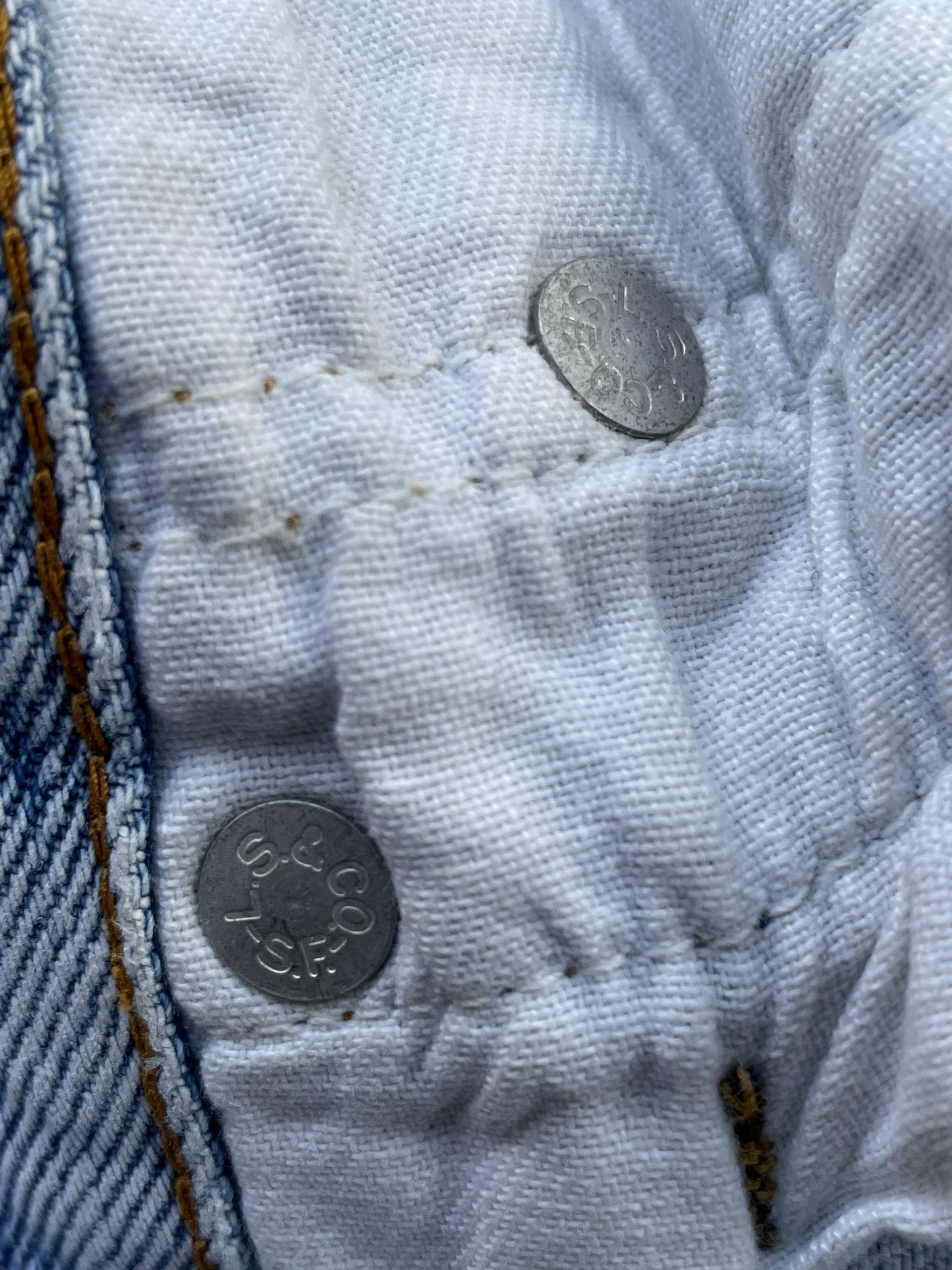 Vintage 1980 Levi’s 501 e Redline Selvedge Denim