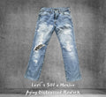 Levis 501 e Mexico Aging Distressed Rework
