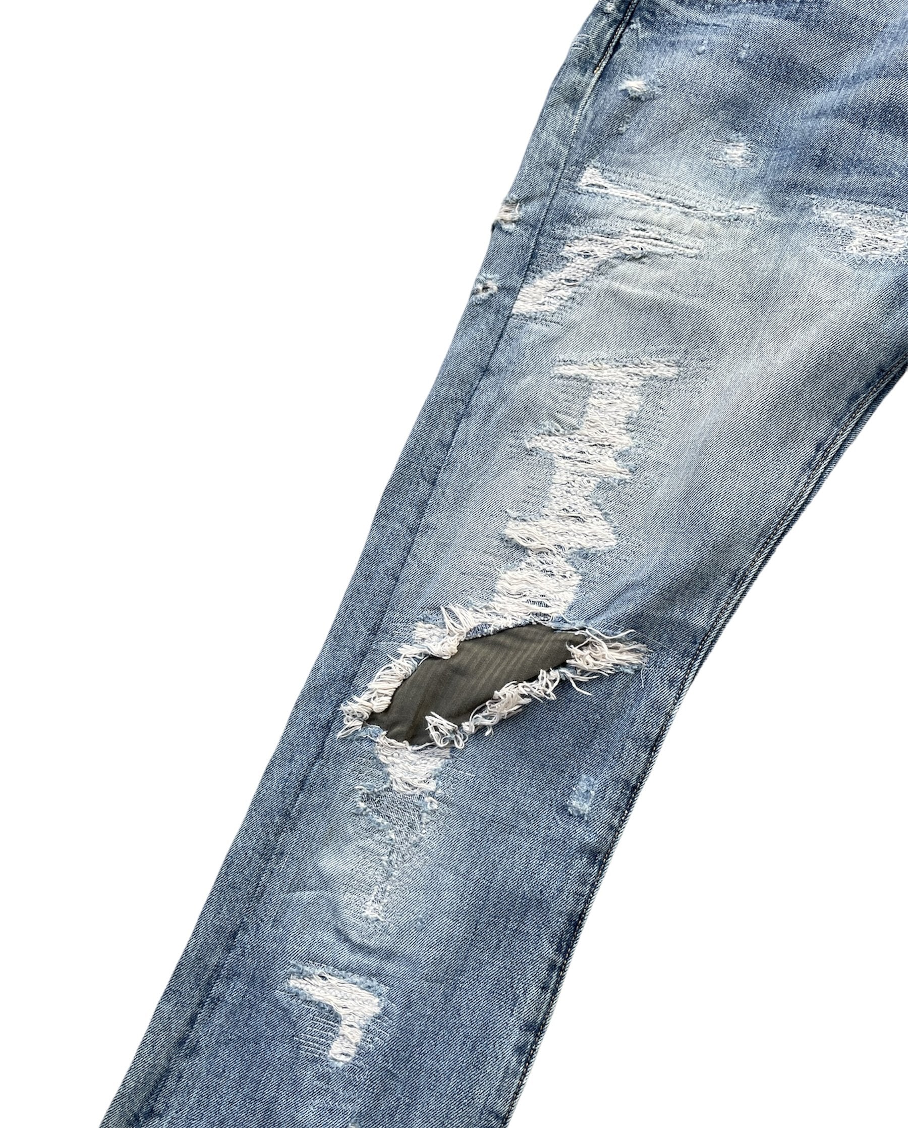 Levis 501 e Mexico Aging Distressed Rework