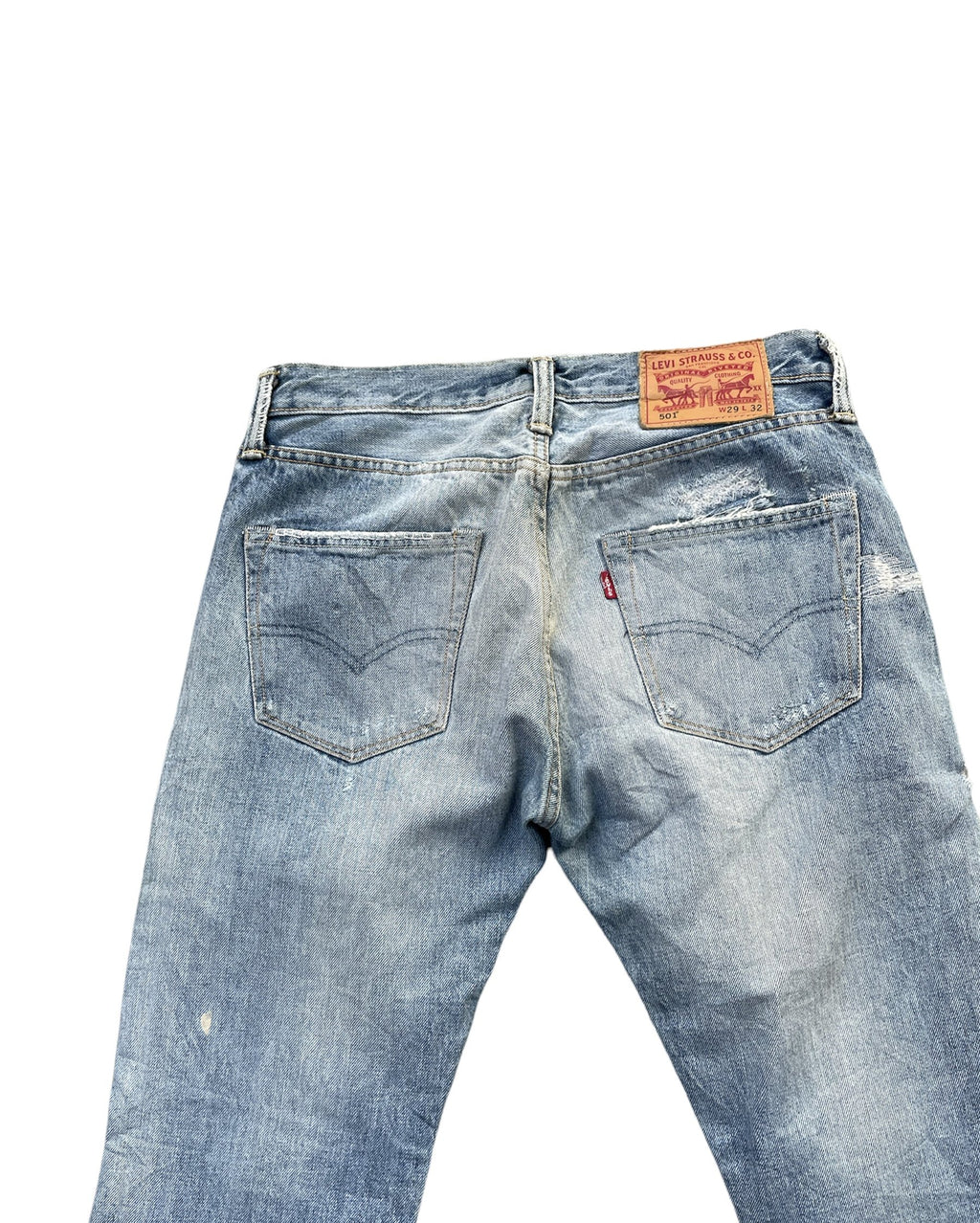Levis 501 e Mexico Aging Distressed Rework