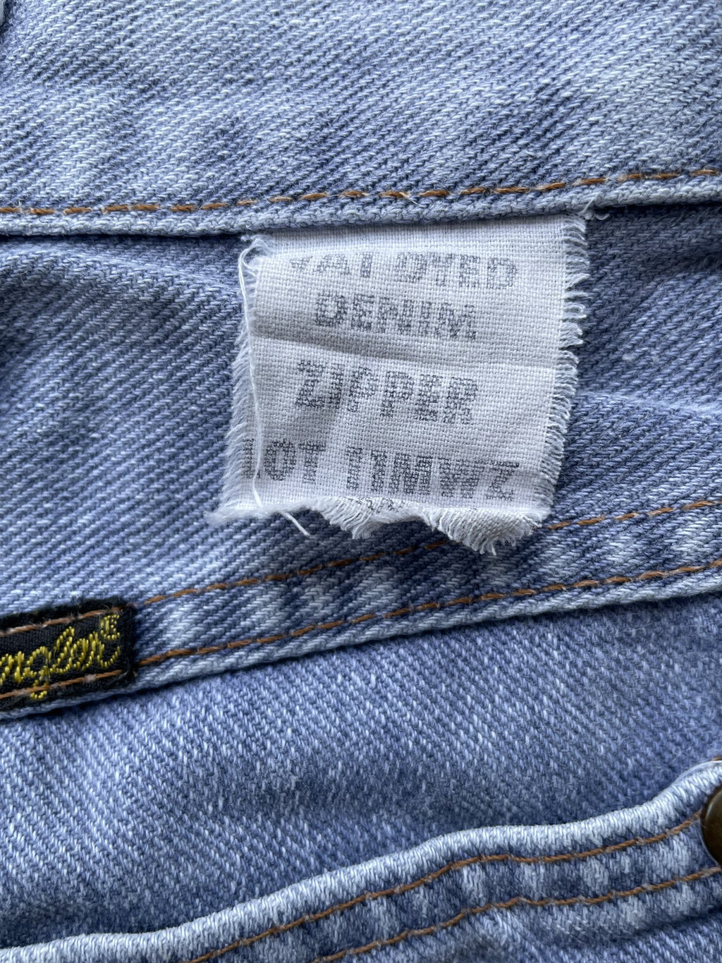 Vintage Wrangler Blue Bell Denim