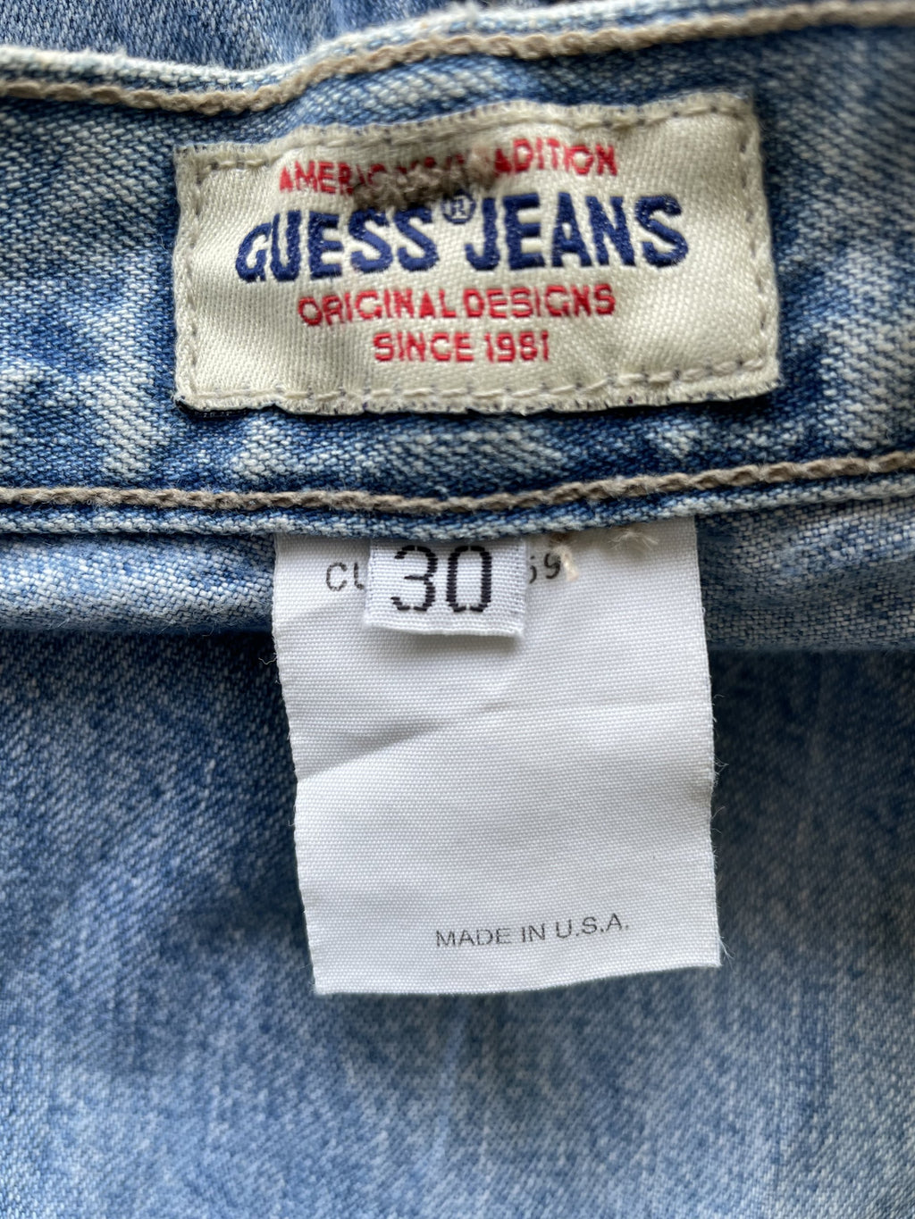 Vintage Guess Usa Denim