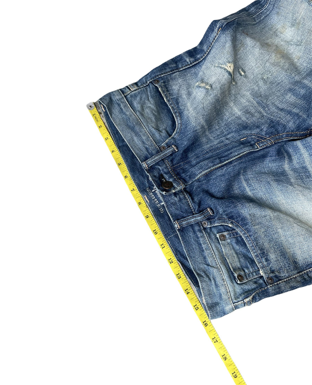 Glamb Japan Selvedge Aging Distressed Rework Denim
