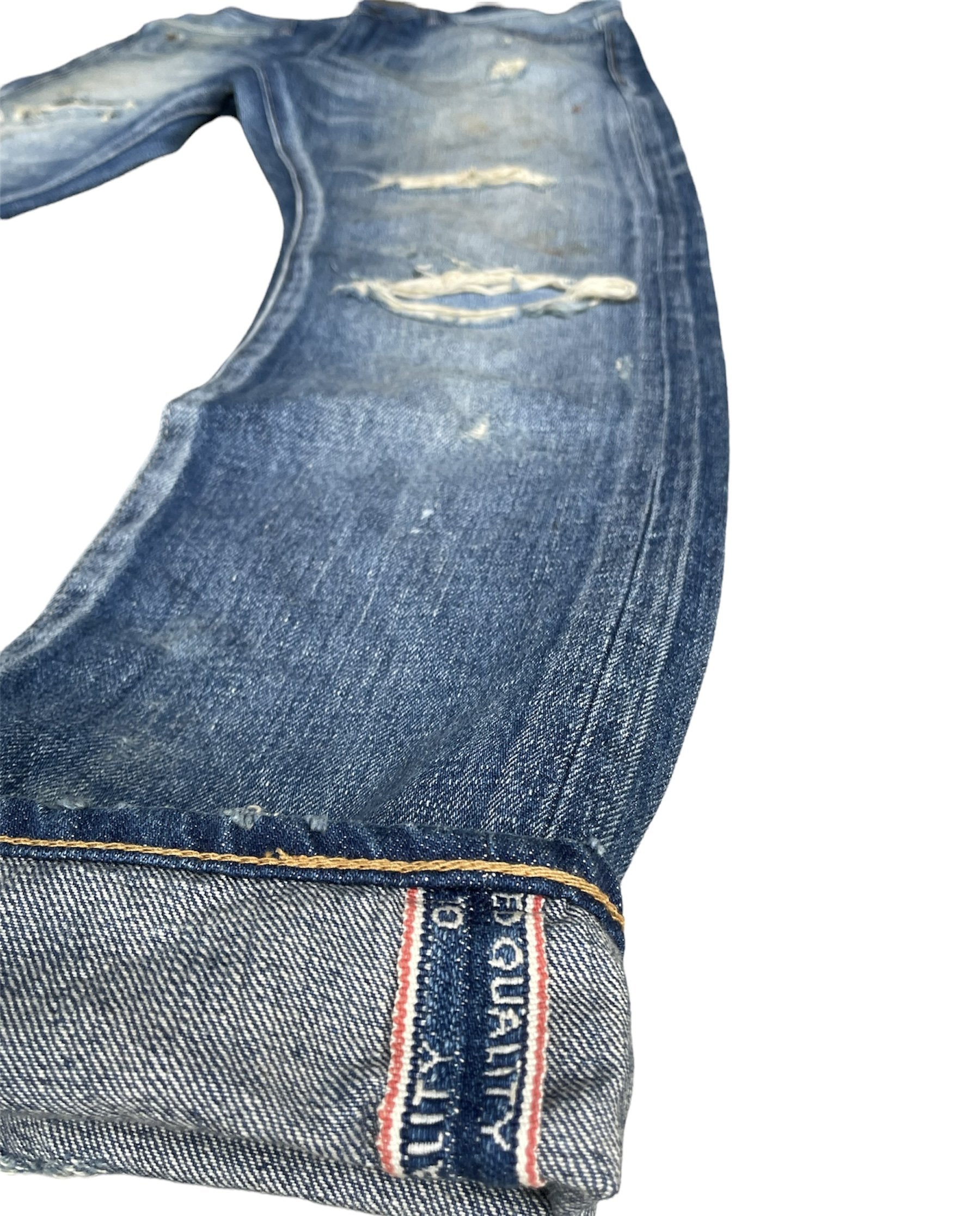 Glamb Japan Selvedge Aging Distressed Rework Denim