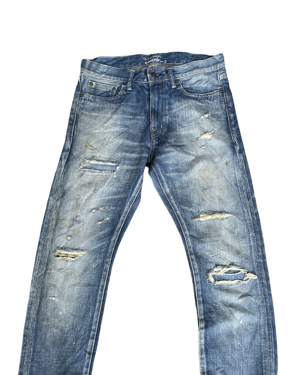 Glamb Japan Selvedge Aging Distressed Rework Denim
