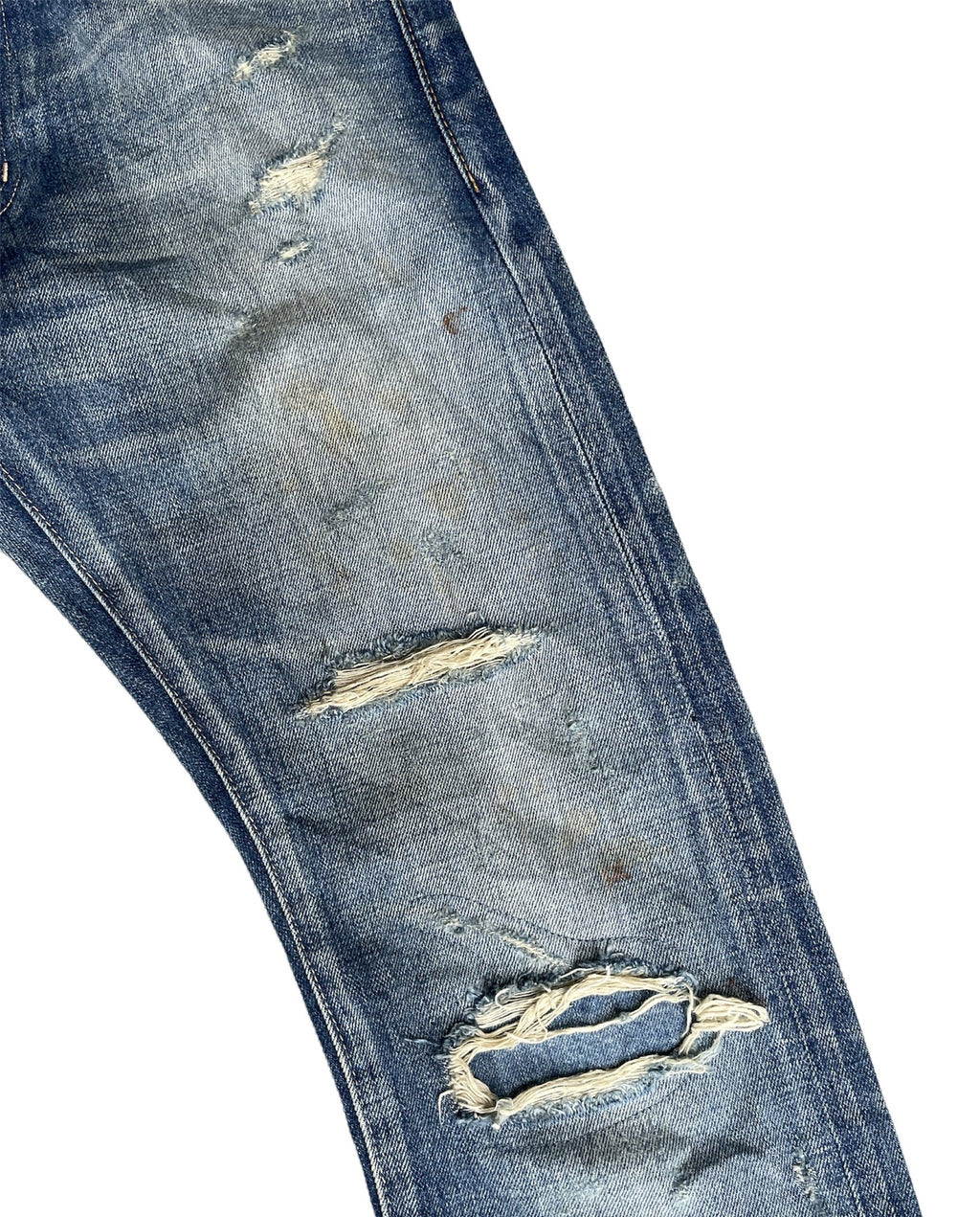 Glamb Japan Selvedge Aging Distressed Rework Denim