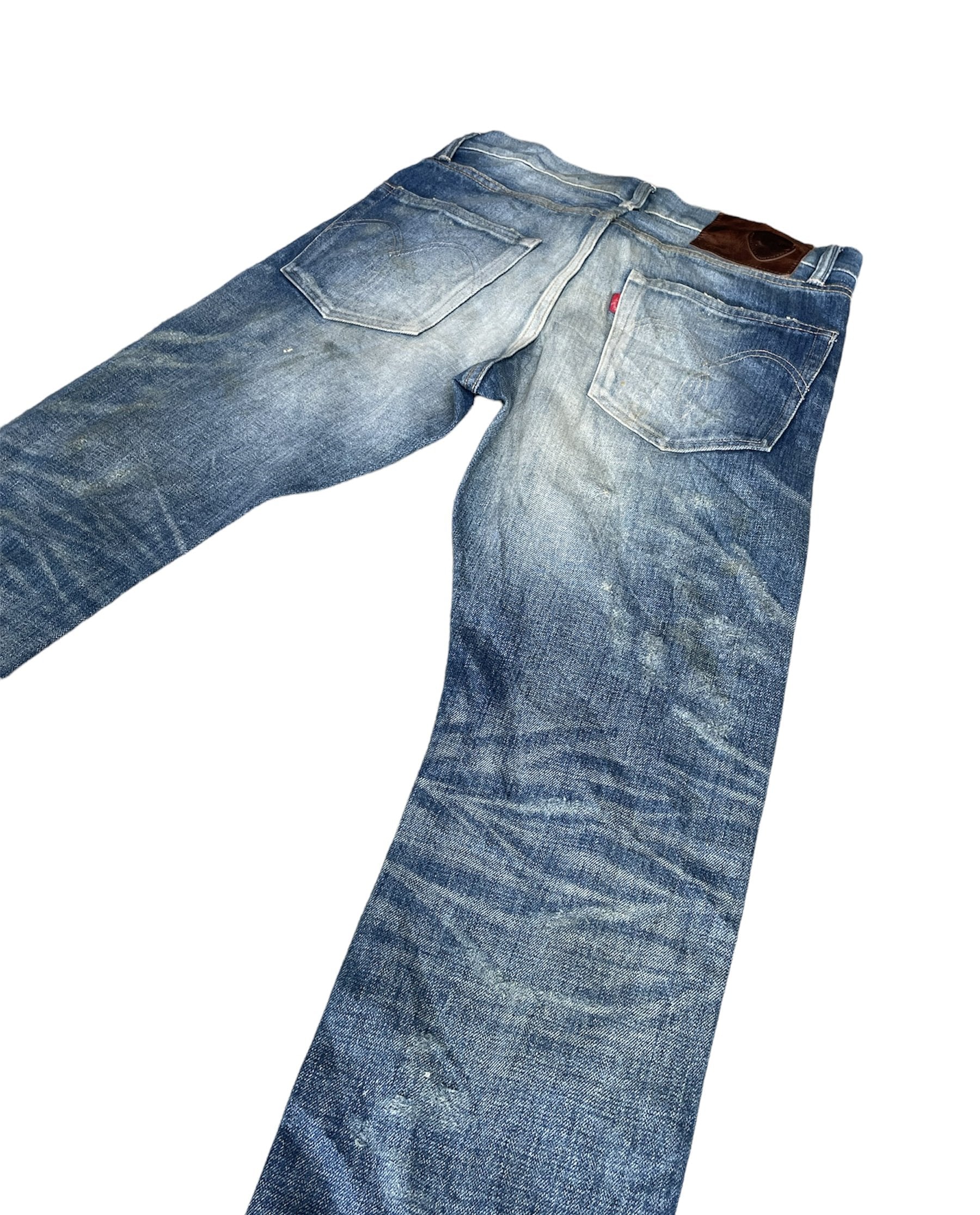Glamb Japan Selvedge Aging Distressed Rework Denim