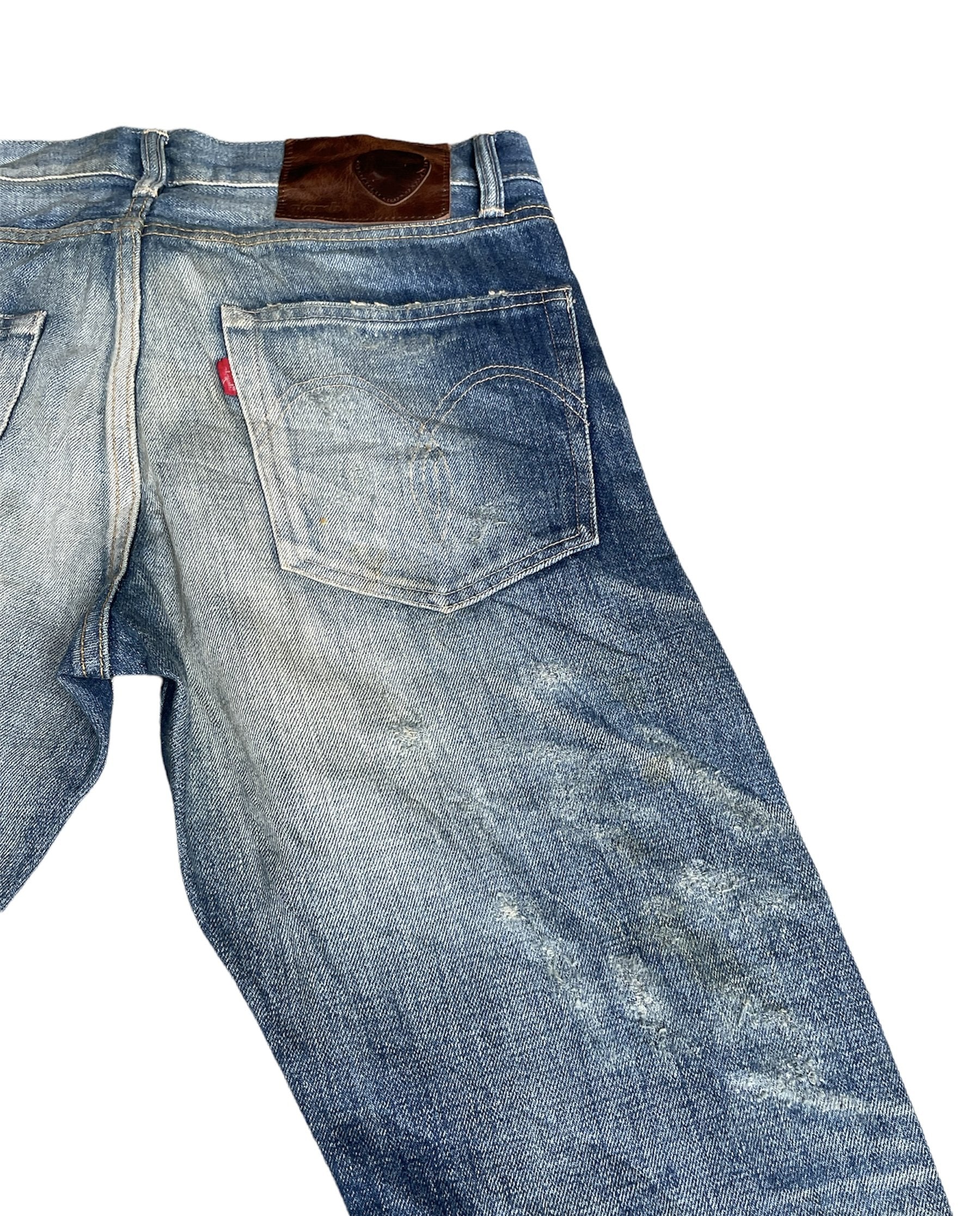 Glamb Japan Selvedge Aging Distressed Rework Denim