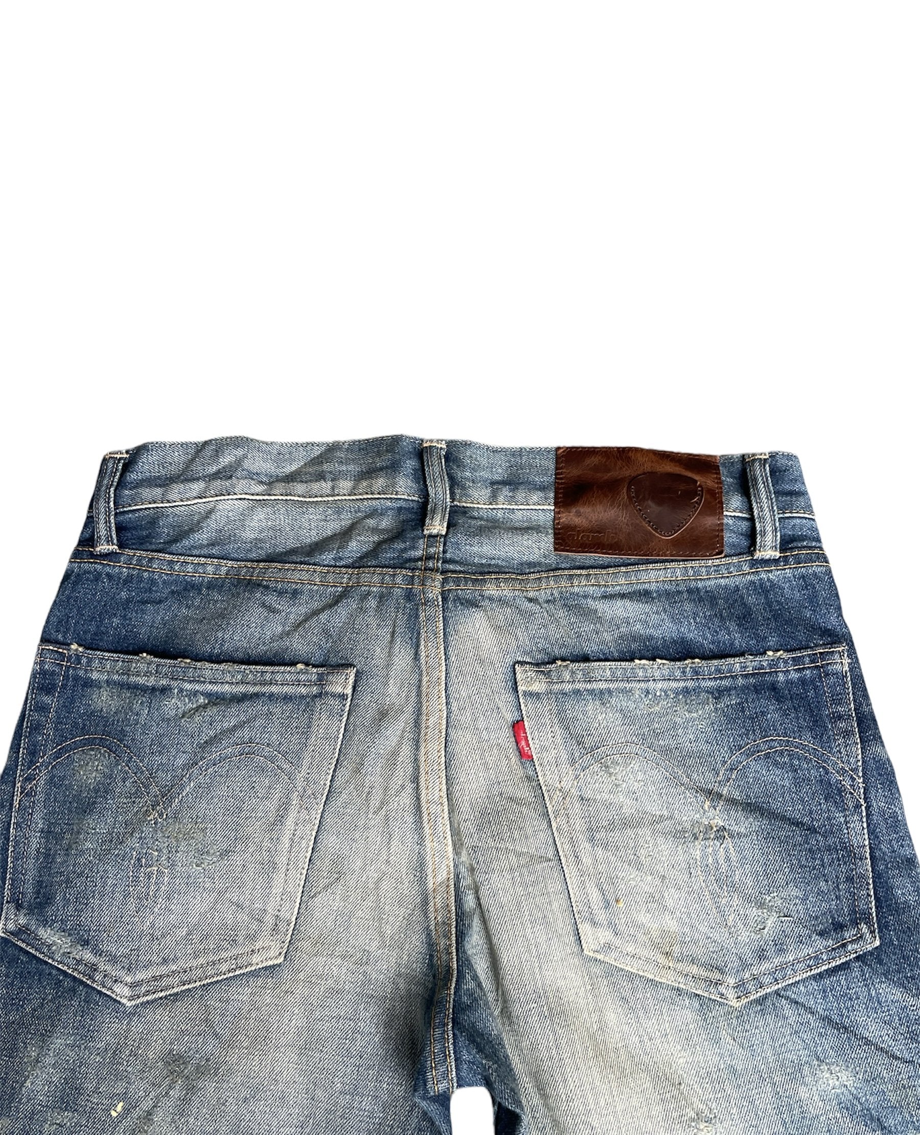 Glamb Japan Selvedge Aging Distressed Rework Denim