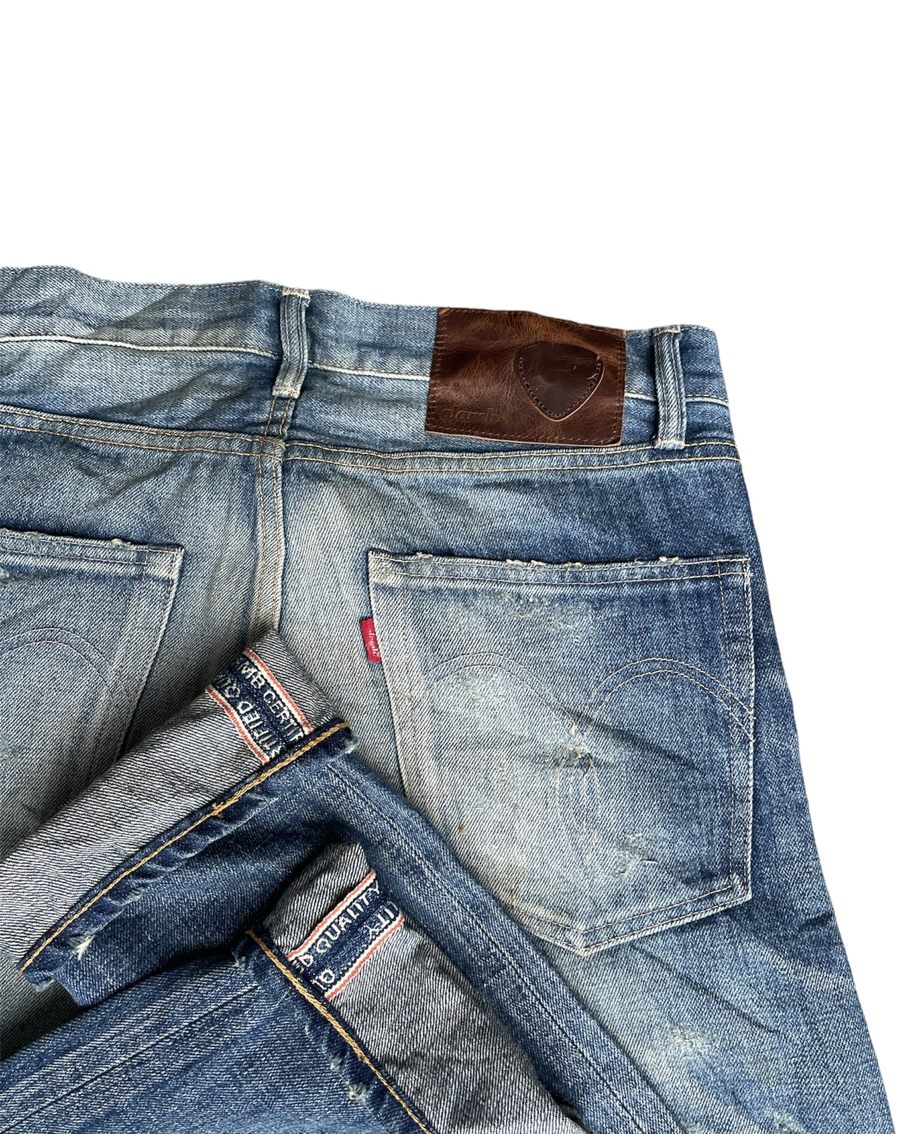 Glamb Japan Selvedge Aging Distressed Rework Denim
