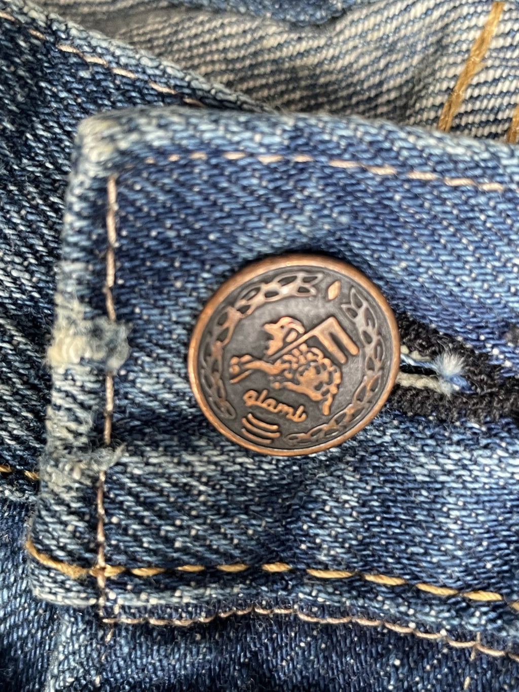 Glamb Japan Selvedge Aging Distressed Rework Denim