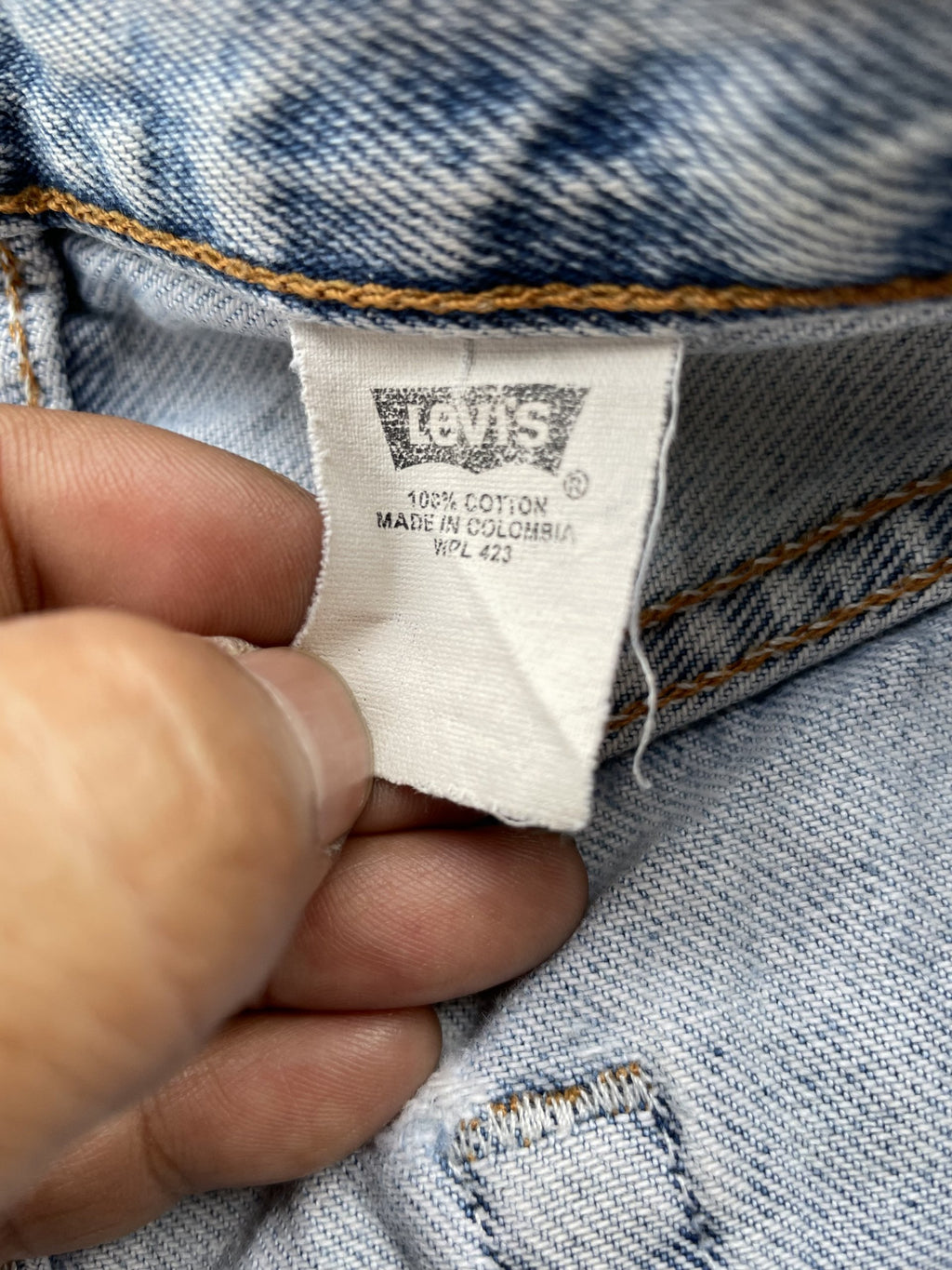 Vintage Levis 501 e 2000 Aging Distressed