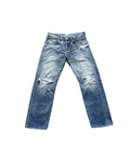 Vintage Levis 501 e 2005 Aging Distressed Denim