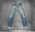 Vintage 80’s Levis 501 e Usa Aging Distressed Rework