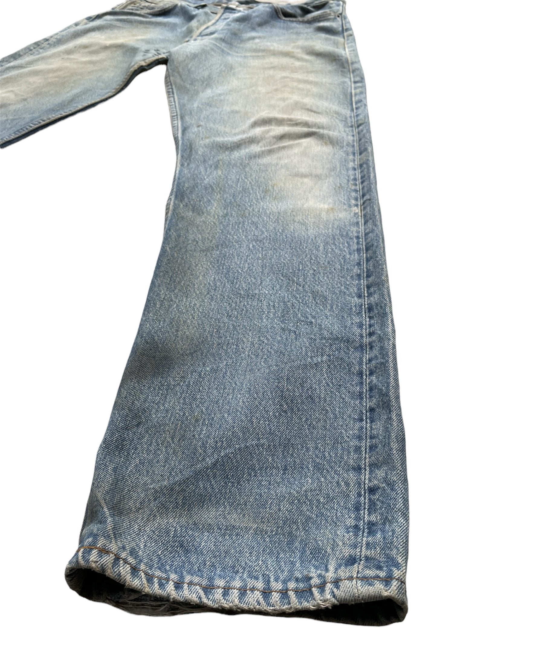 Vintage 80’s Levis 501 e Usa Aging Distressed Rework