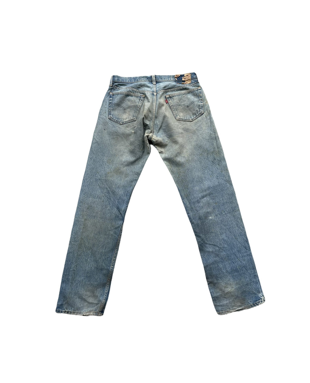 Vintage 80’s Levis 501 e Usa Aging Distressed Rework