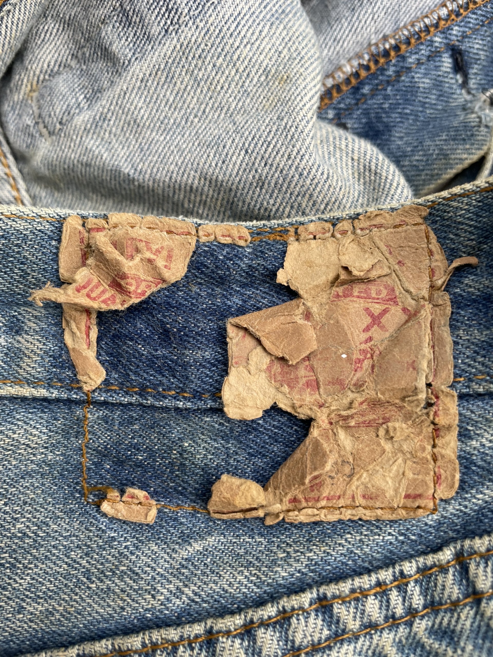 Vintage 80’s Levis 501 e Usa Aging Distressed Rework