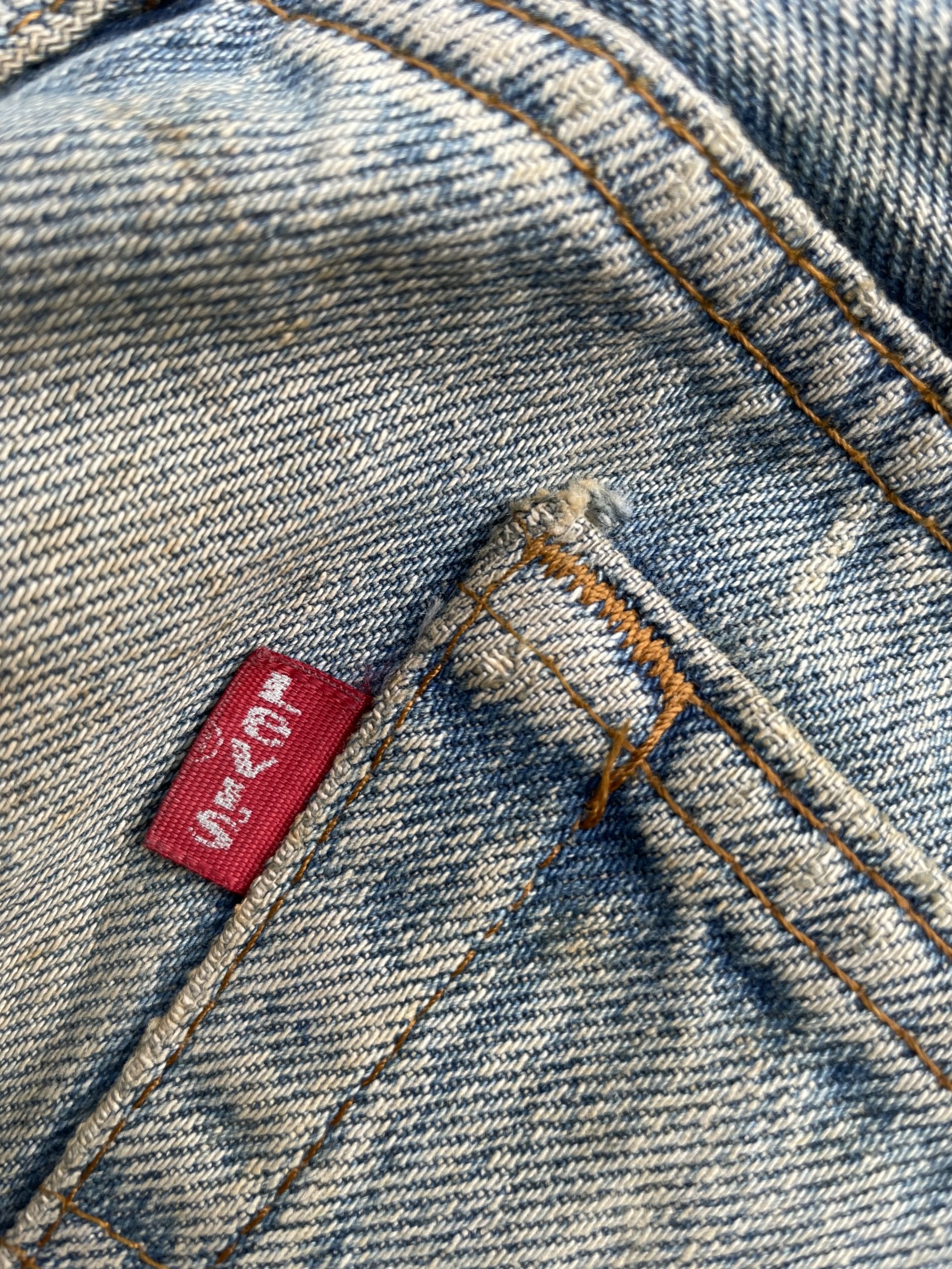 Vintage 80’s Levis 501 e Usa Aging Distressed Rework