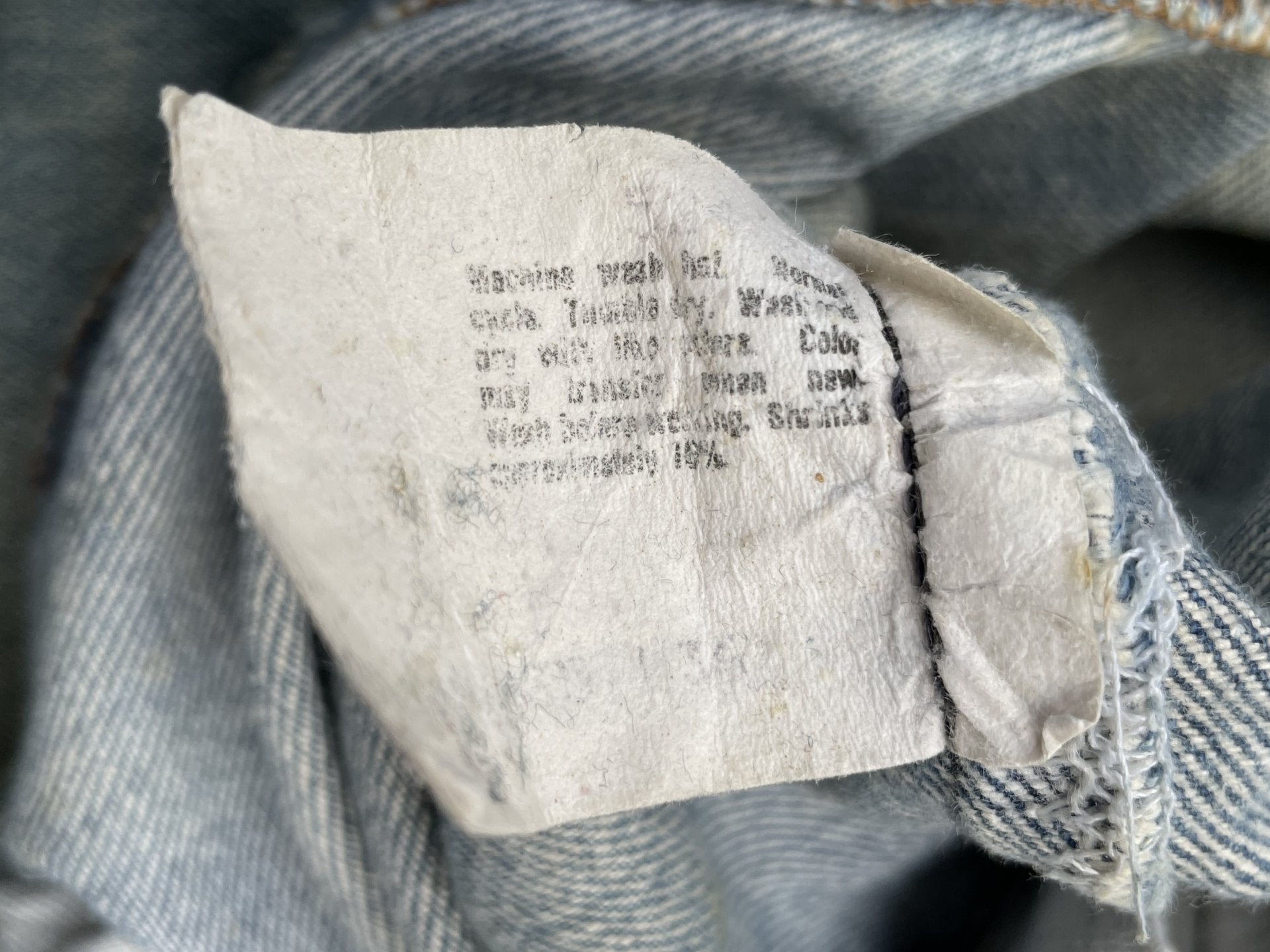 Vintage 80’s Levis 501 e Usa Aging Distressed Rework