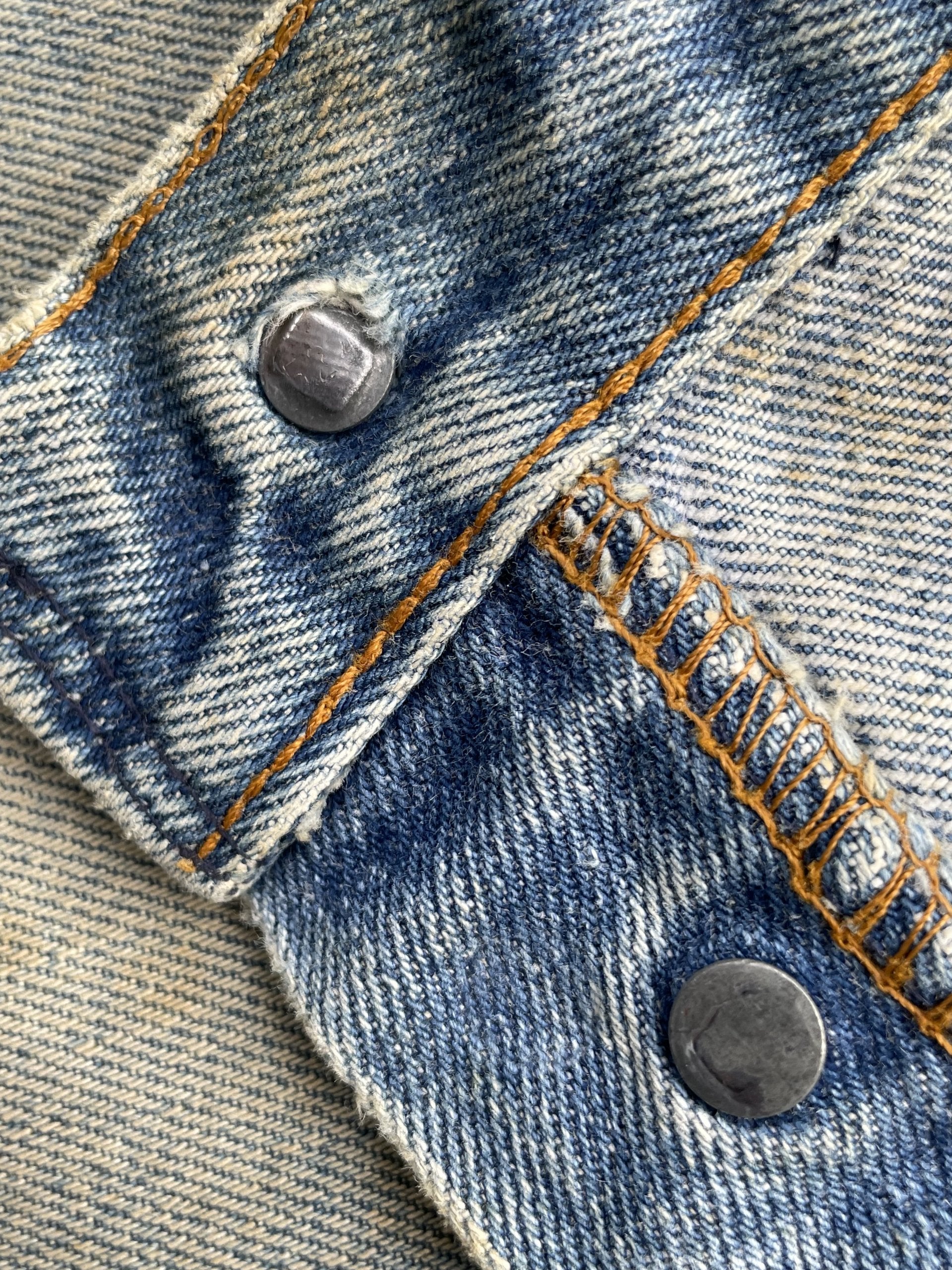 Vintage 80’s Levis 501 e Usa Aging Distressed Rework