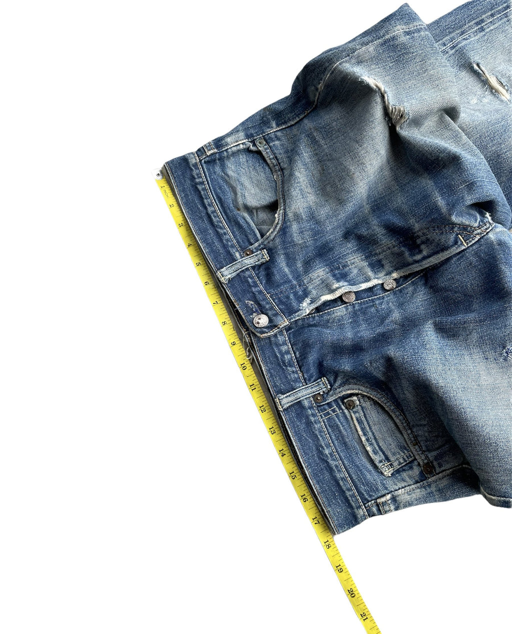 Vintage 1970-73 Levis 501 E Redline Aging Distressed