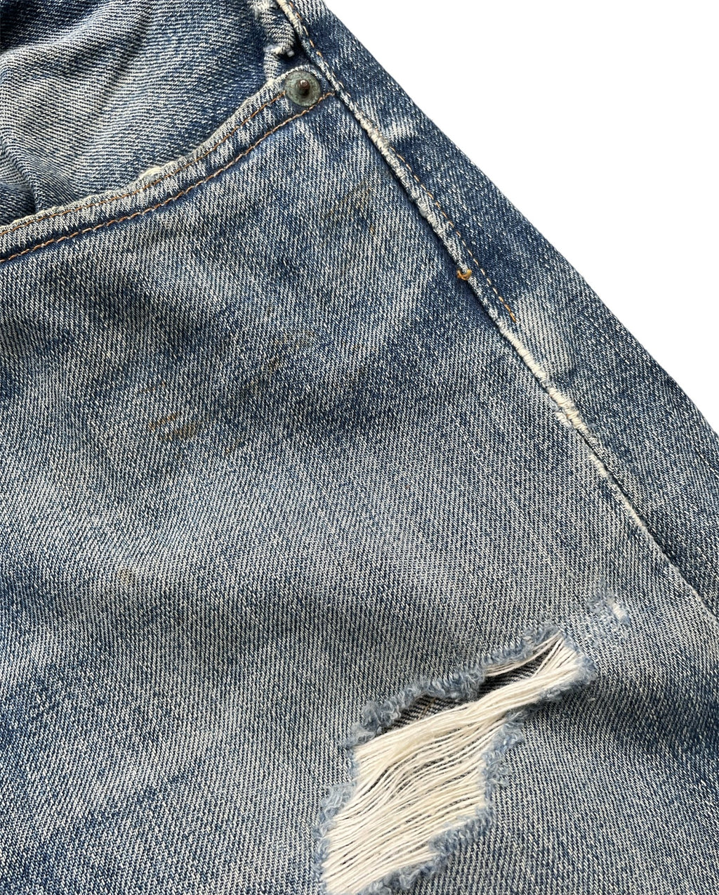 Vintage 1970-73 Levis 501 E Redline Aging Distressed